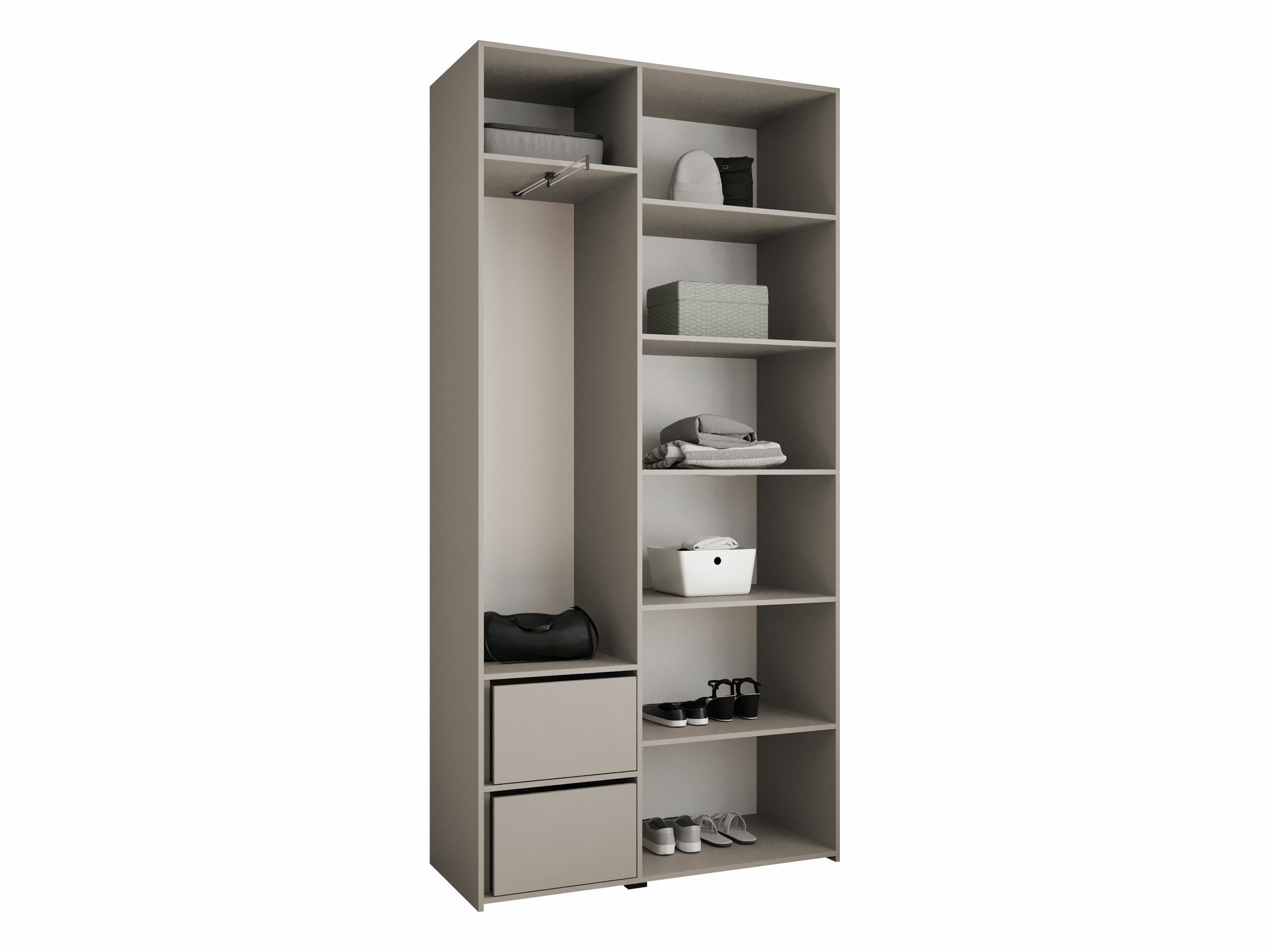 Riidekapp Hartford 571 (Valge)