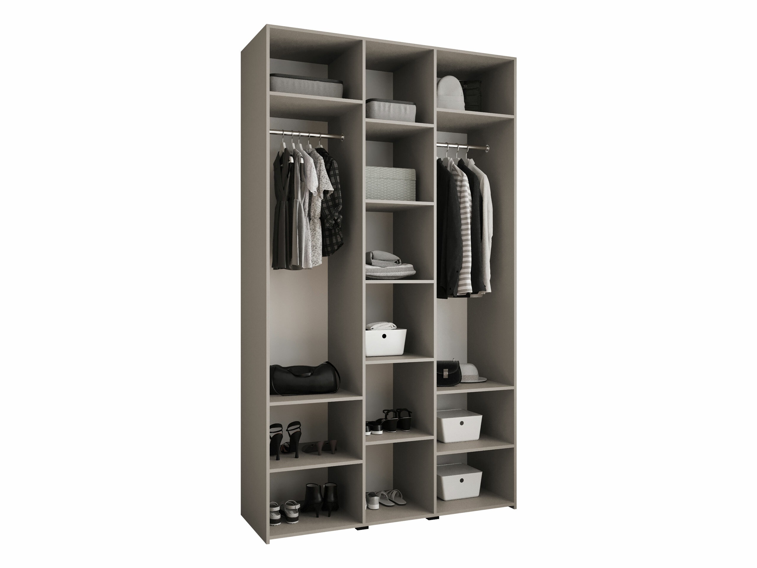 Riidekapp Hartford 571 (Valge)