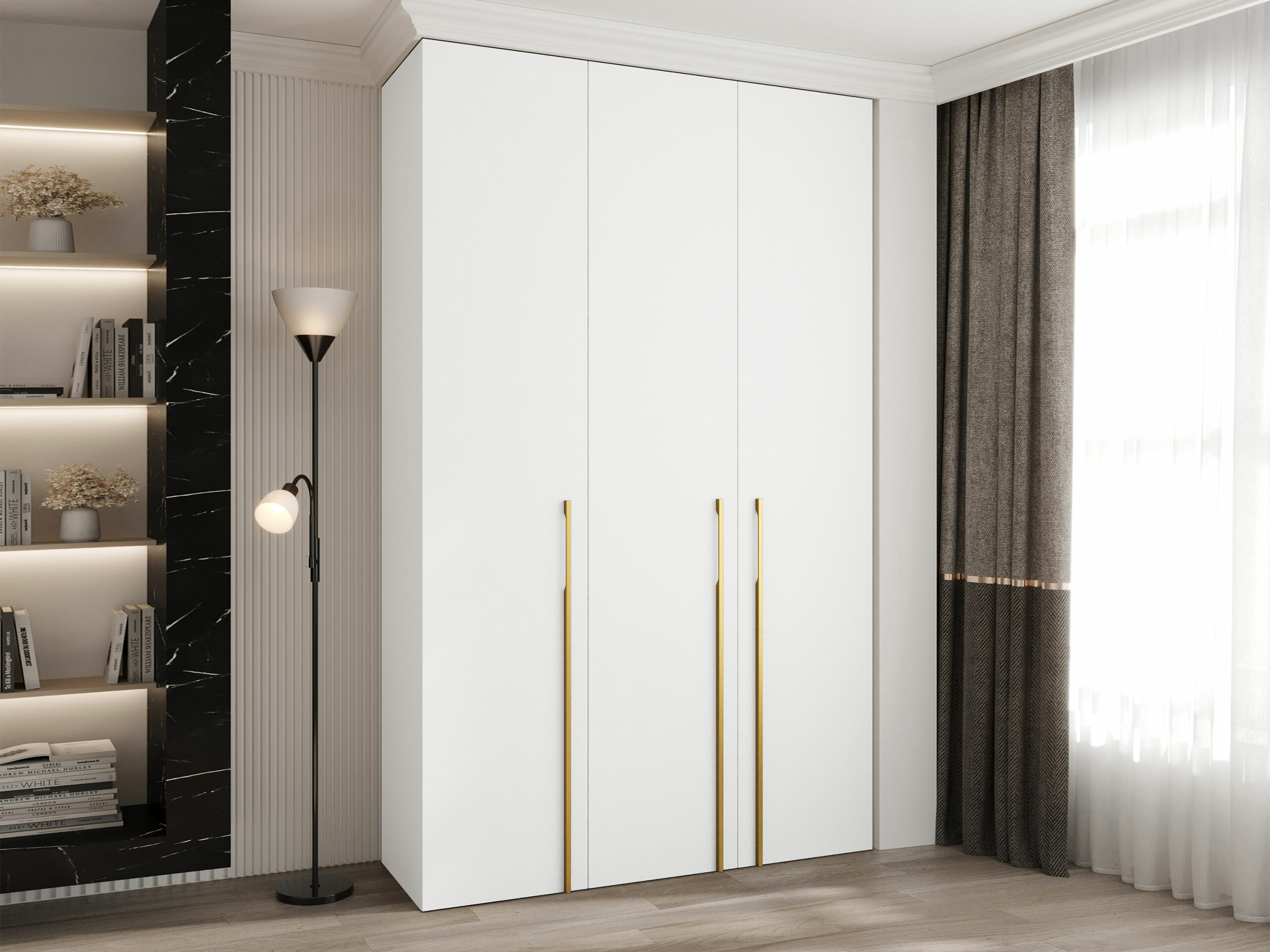 Riidekapp Hartford 571 (Valge)