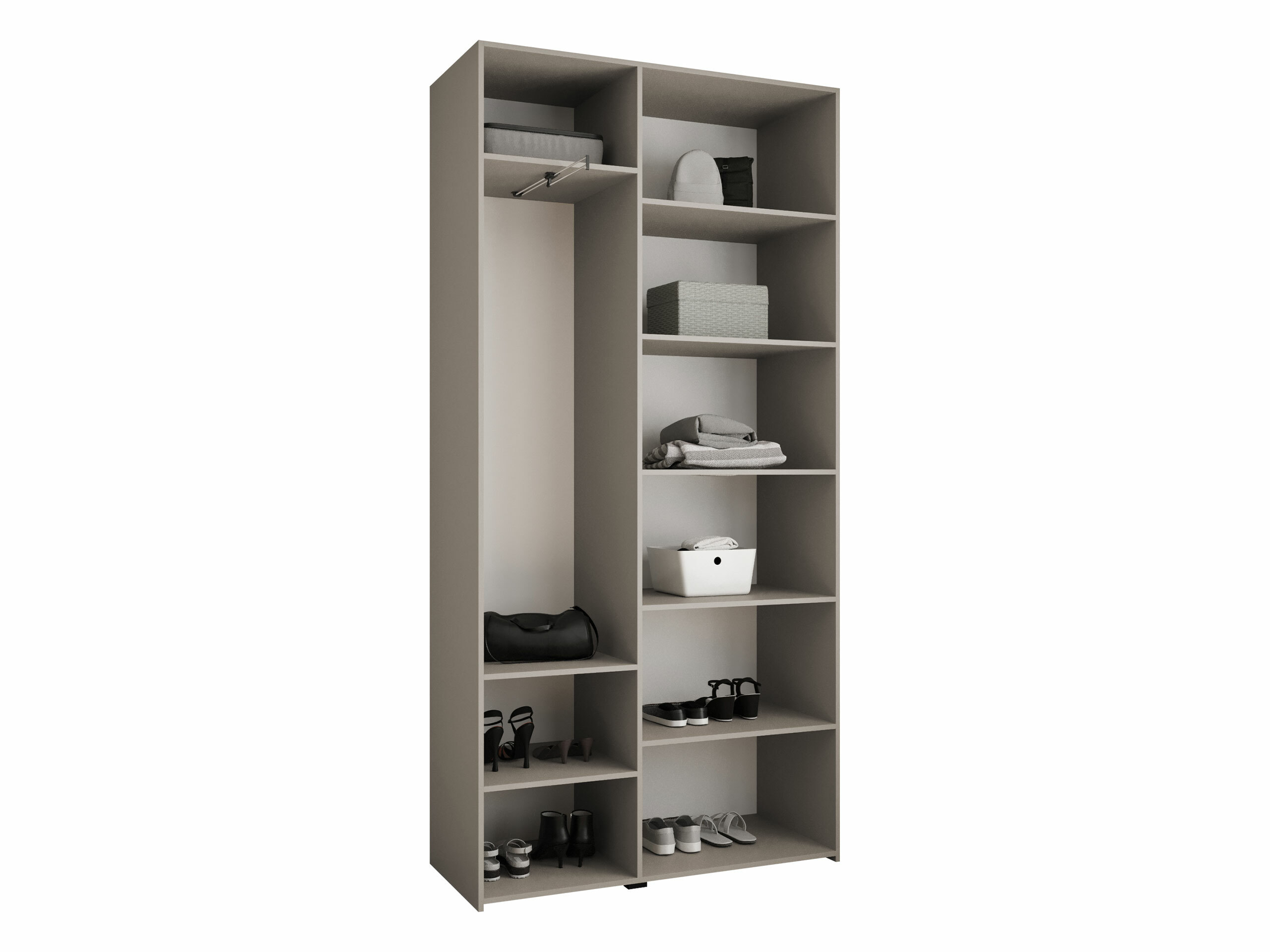 Riidekapp Hartford 573 (Valge)