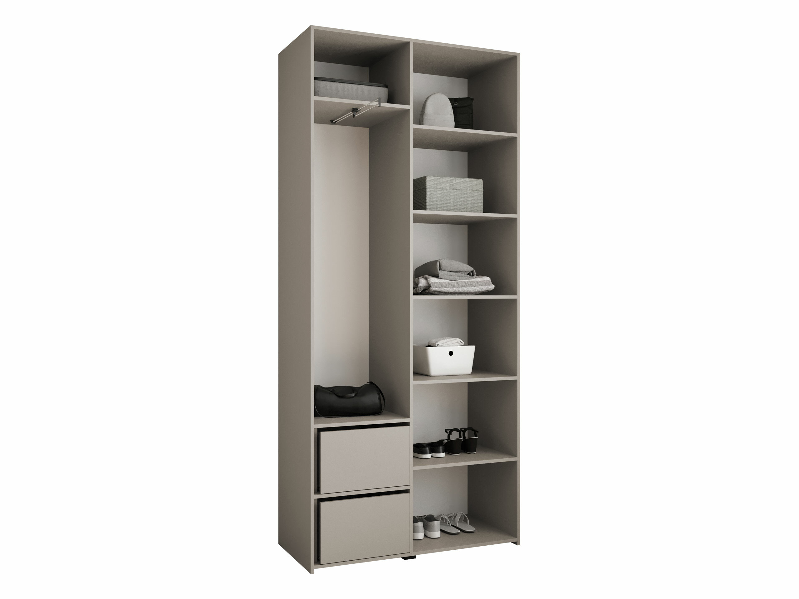 Riidekapp Hartford 540 (Valge)