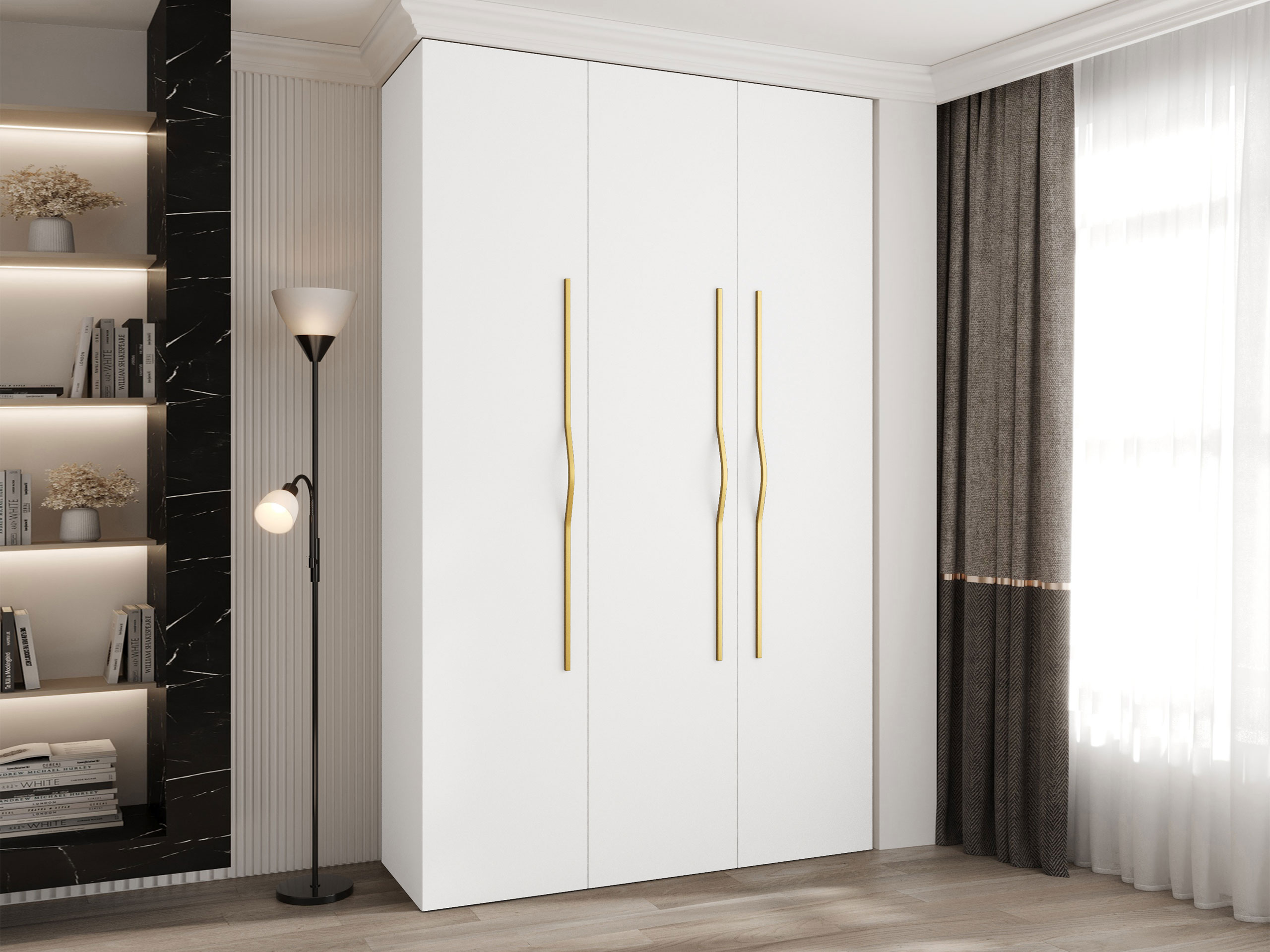 Riidekapp Hartford 563 (Valge)