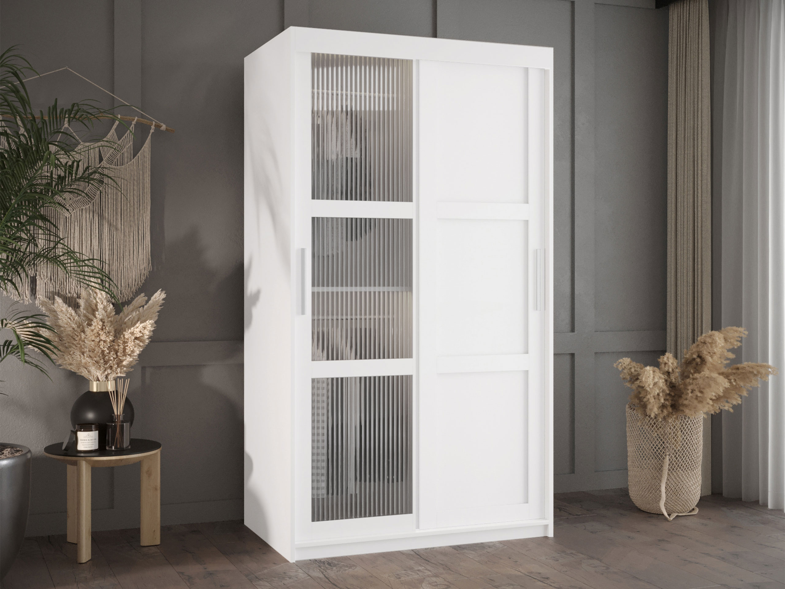 Riidekapp Hartford 577 (Valge)