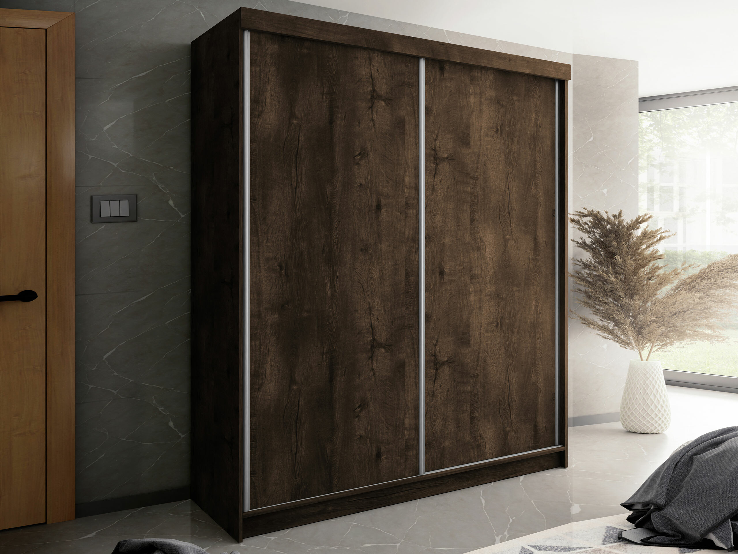 Riidekapp Dover 108 (Tume tuhk)