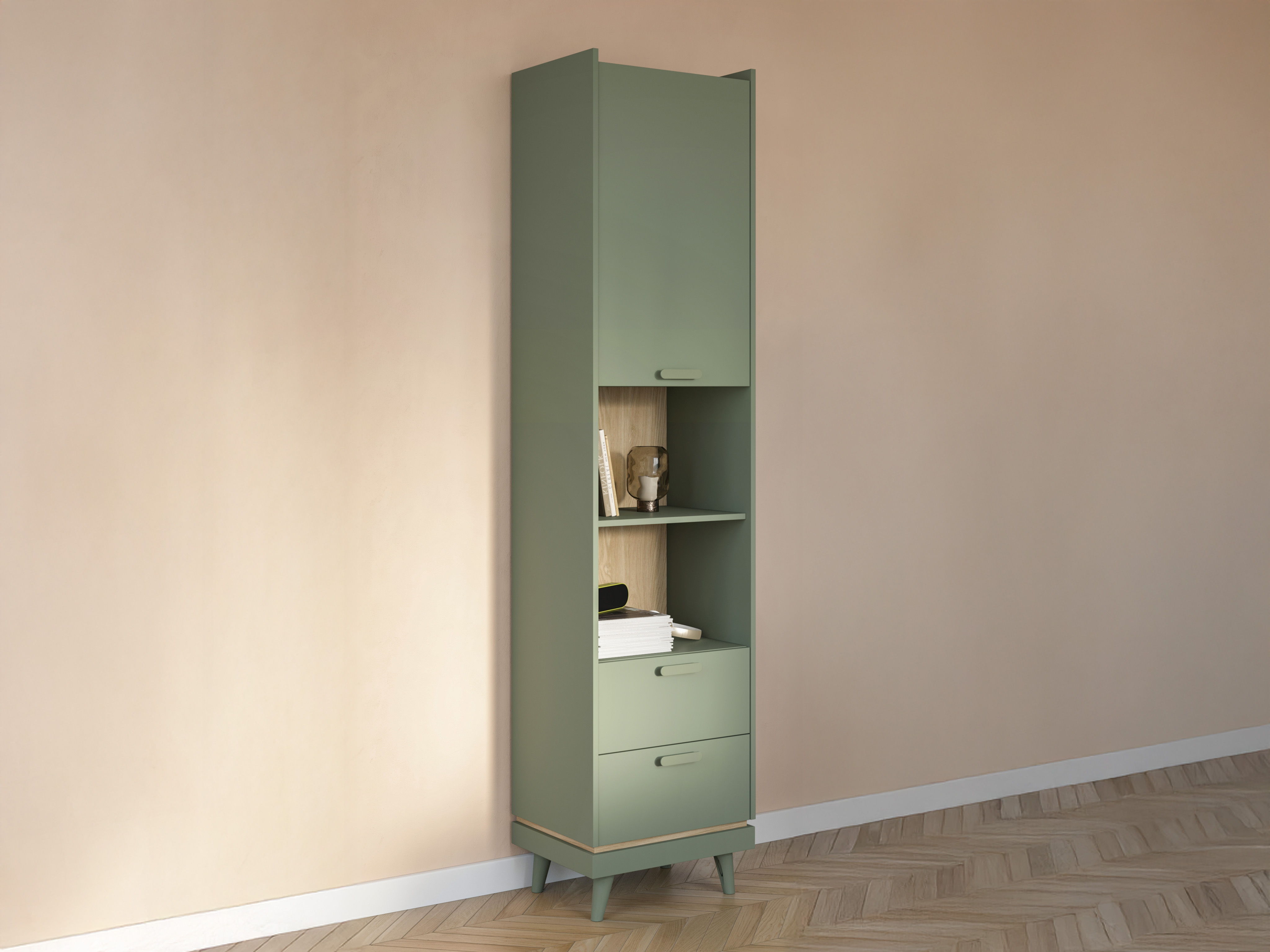 Riiul Fertalu 106 (Roheline + Tamm)