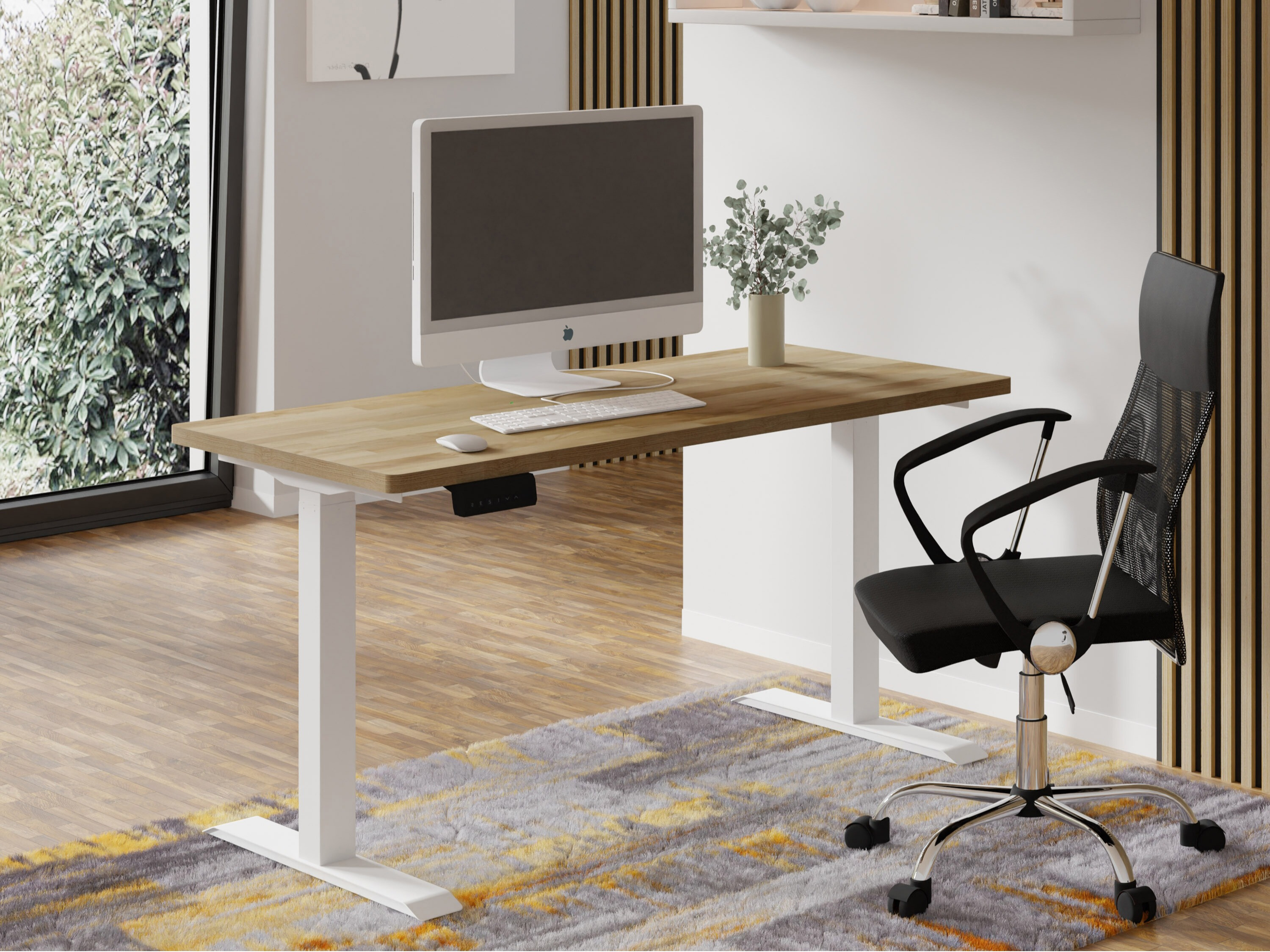 Reguleeritava kõrgusega töölaud Buffalo 199 (Valge)