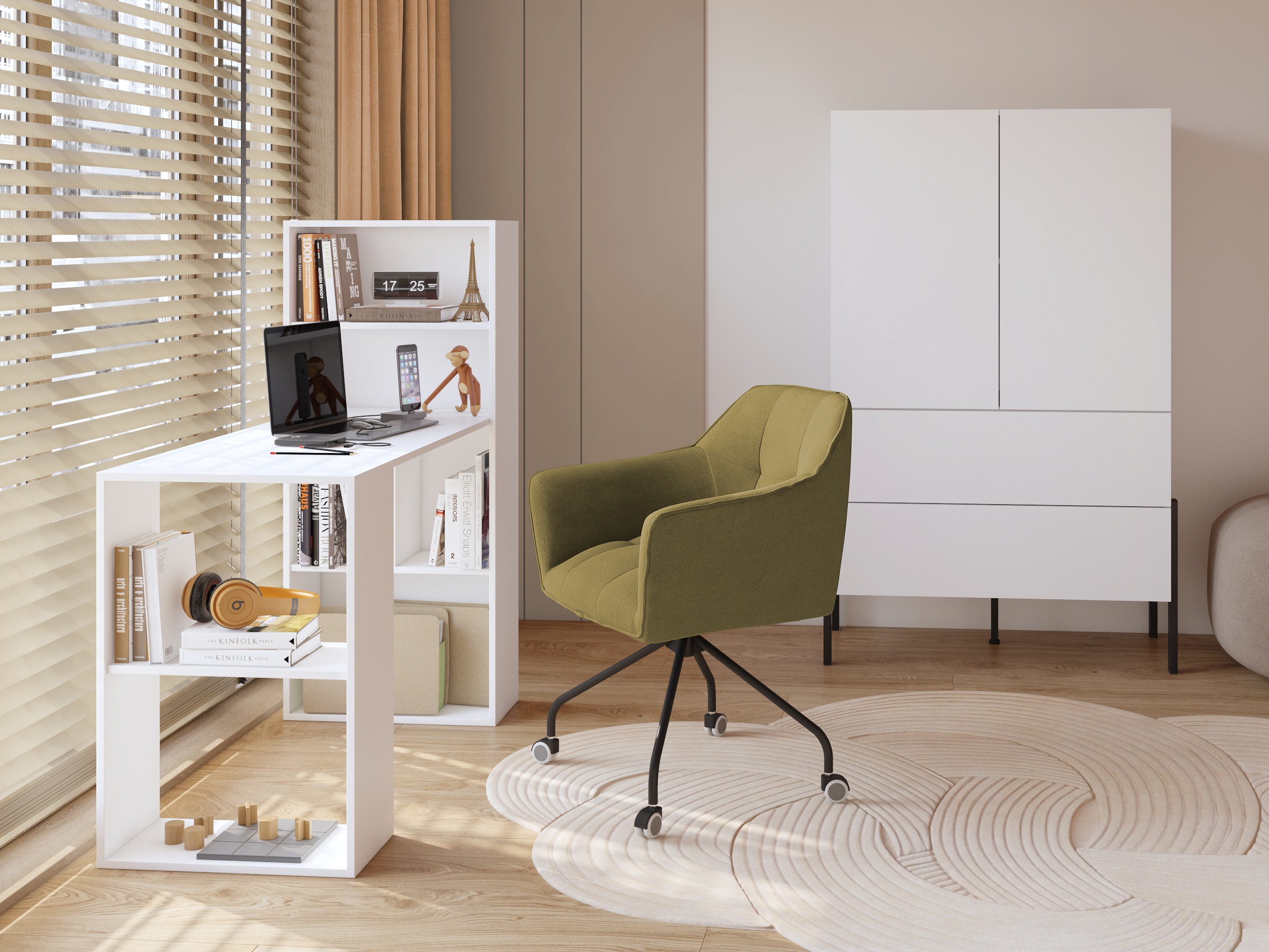 Kirjutuslaud Austin 329 (Valge)