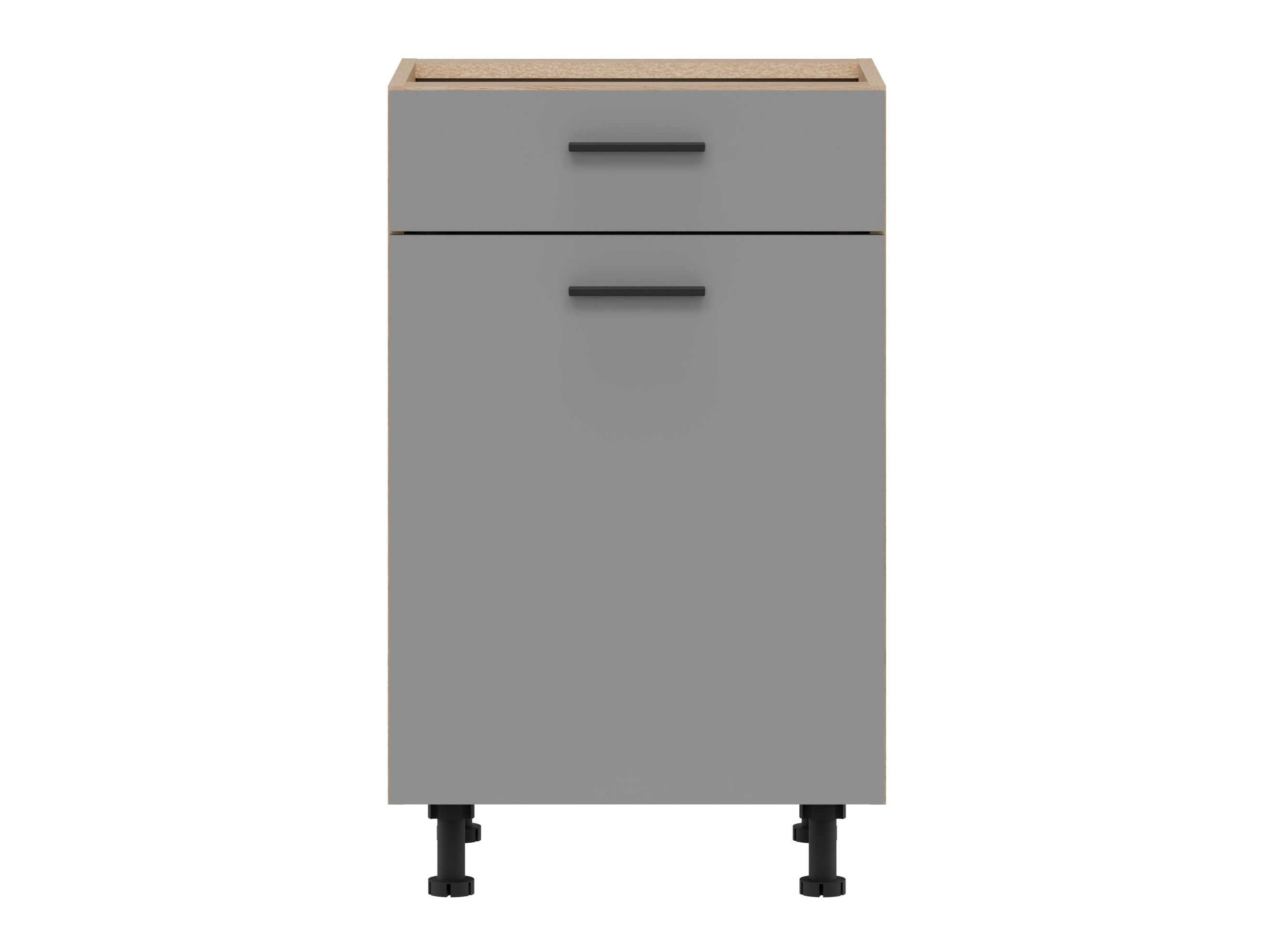 Sahtli ja ustega moodulkapp Ati Grey 104