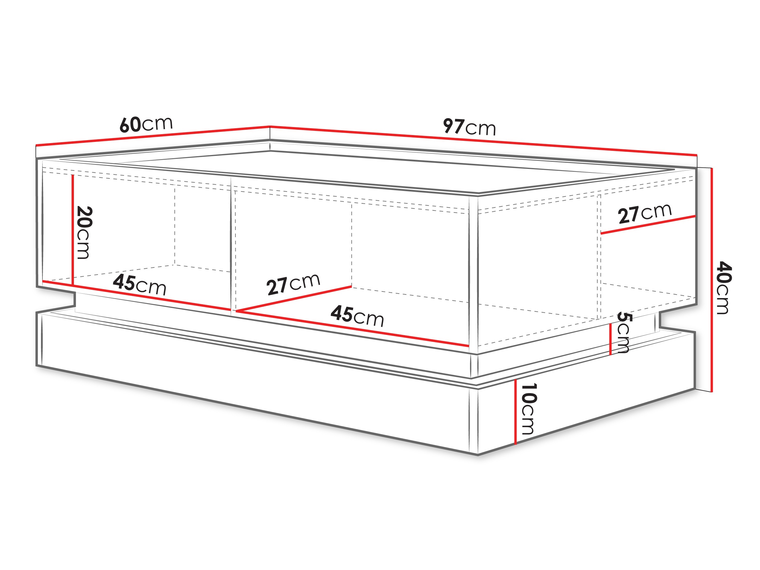 Diivanilaud Comfivo Dalvenu 103 (Helepruun + Tamm)