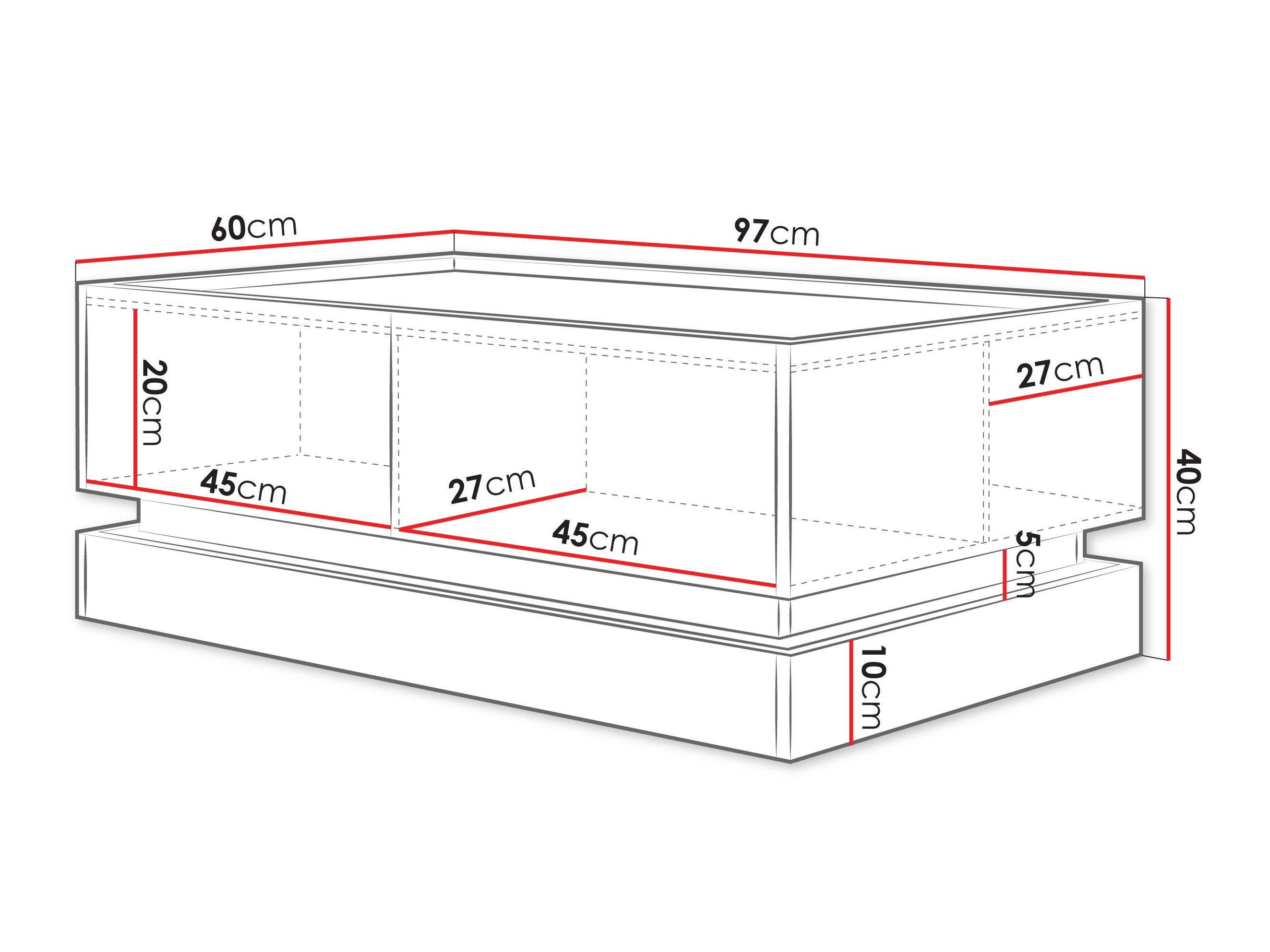 Diivanilaud Comfivo Tilia (Must + Tamm)