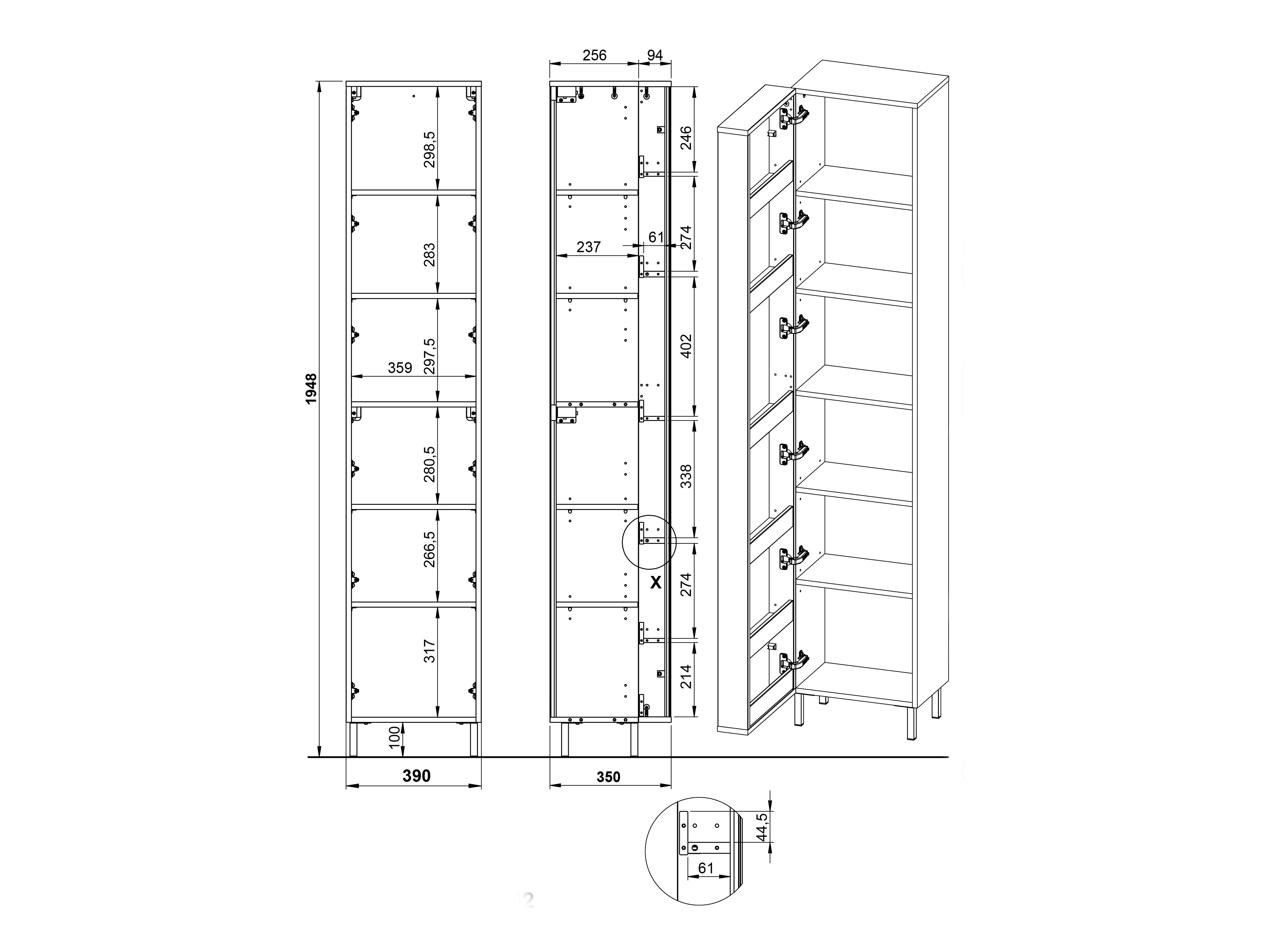 Vannitoakomplekt Fenetro 103
