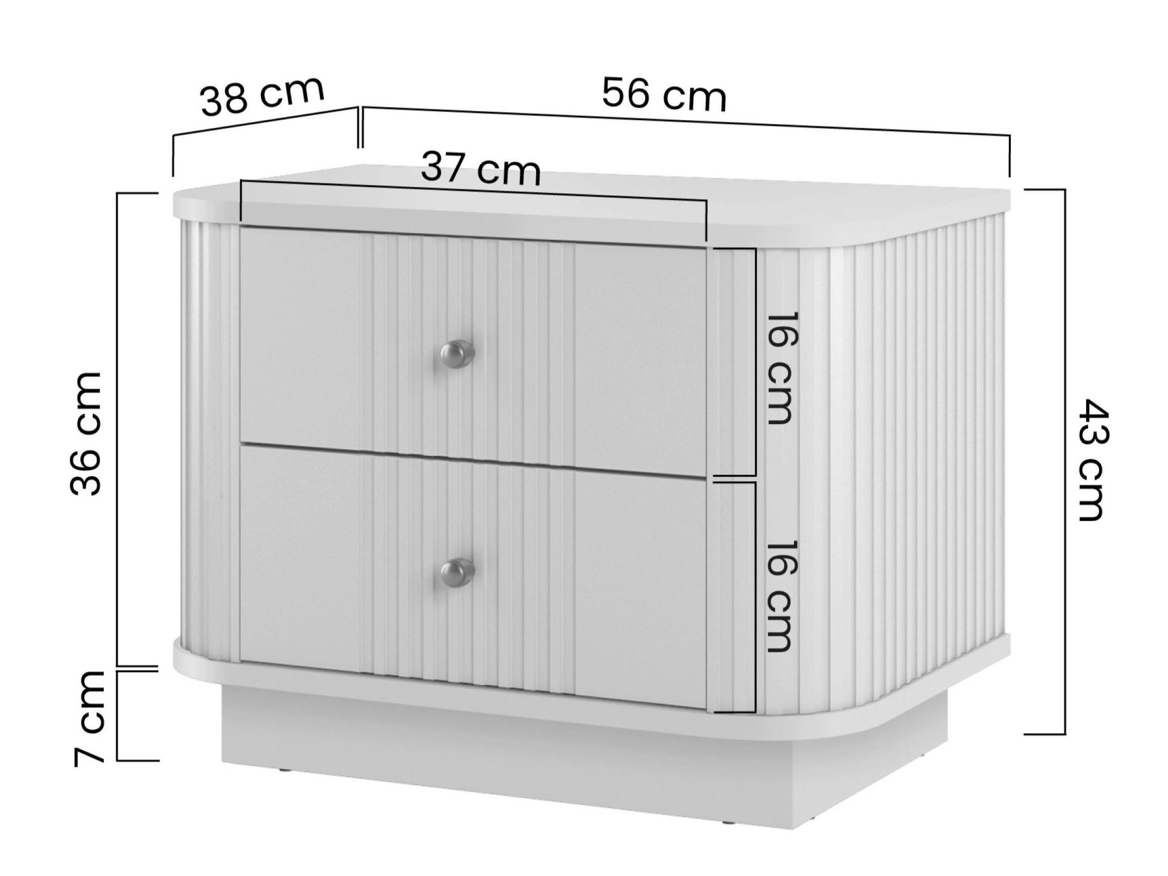 Öökappide komplekt Levfene 105 (Must)