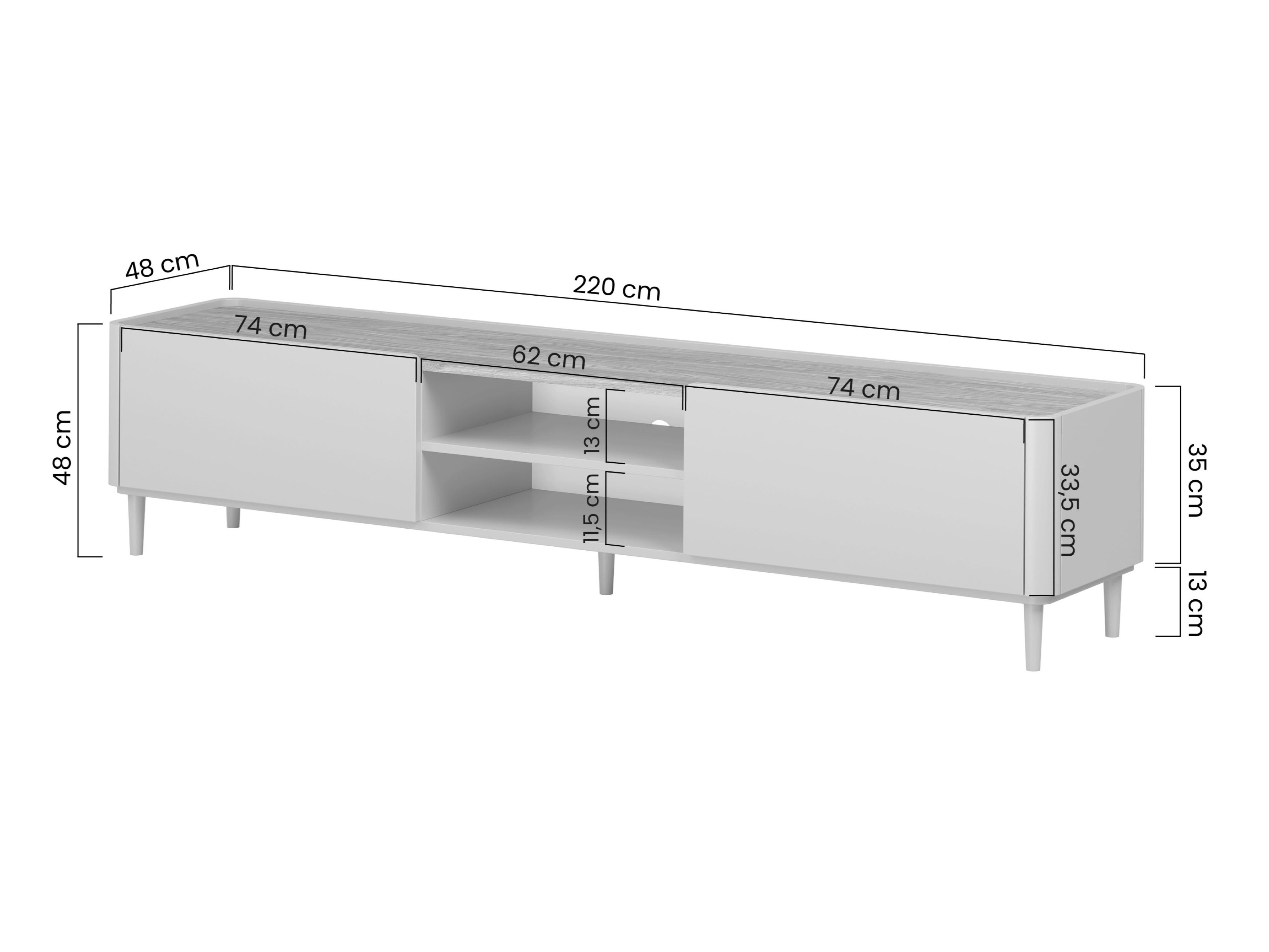 TV-alus Elbmira 105 (Tolmune roheline + Tamm)