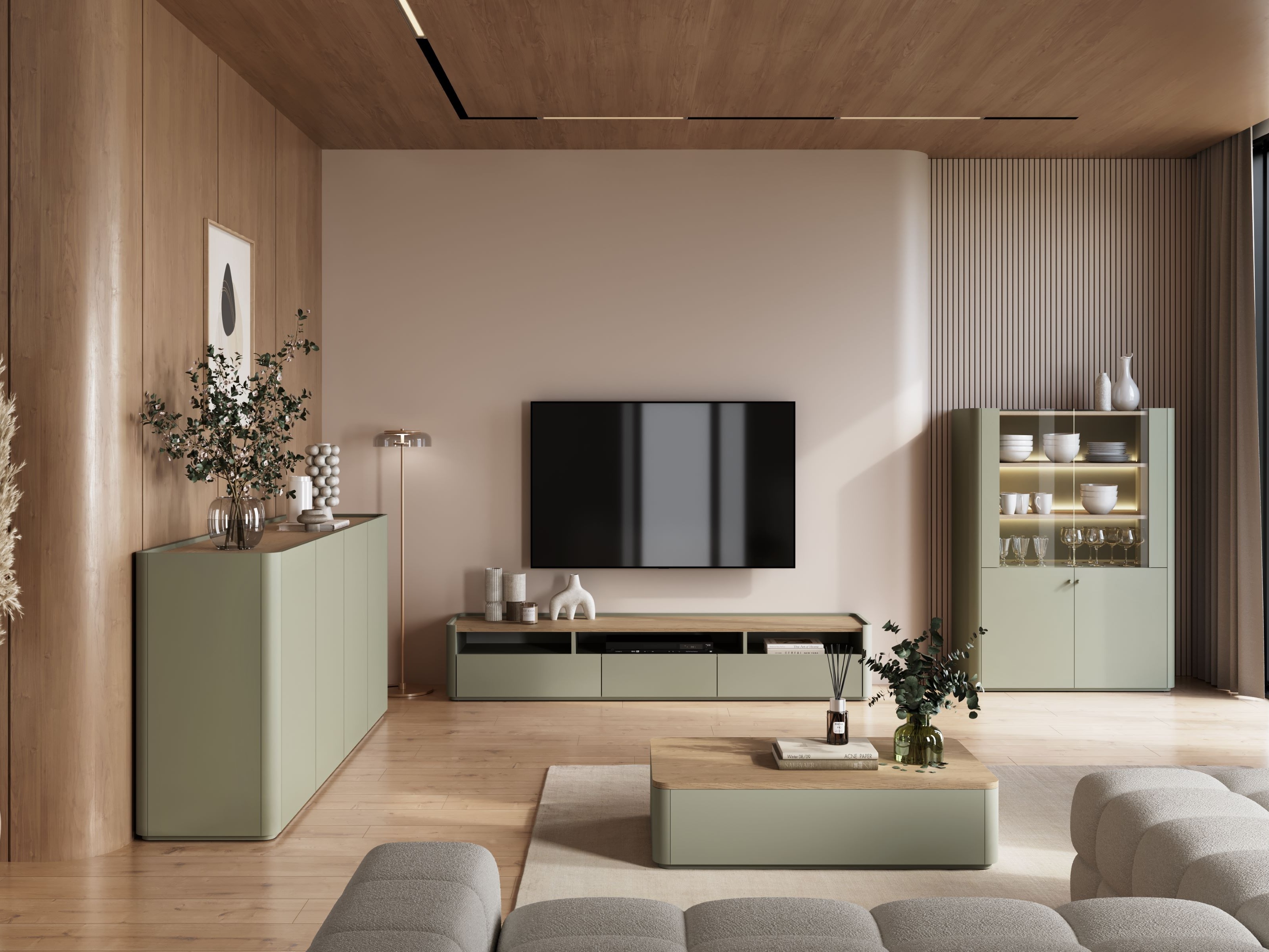 TV-alus Elbmira 106 (Tolmune roheline + Tamm)