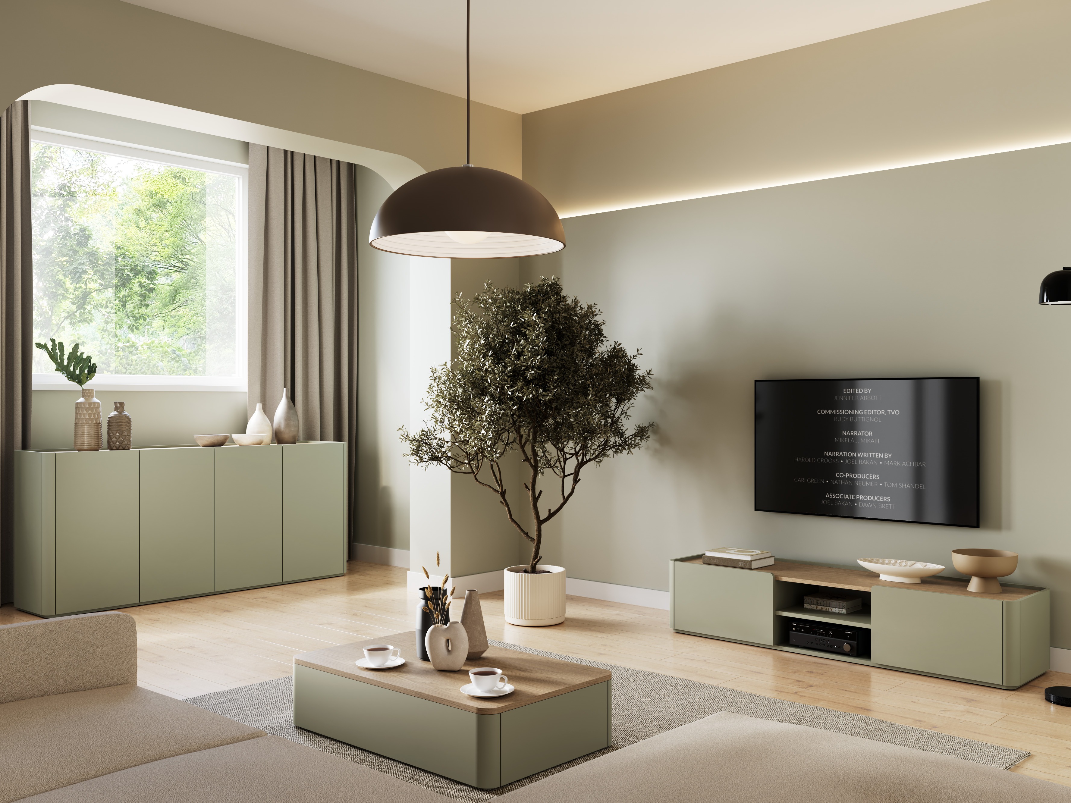 Elutoa komplekt Elbmira 108 (Tolmune roheline + Tamm)