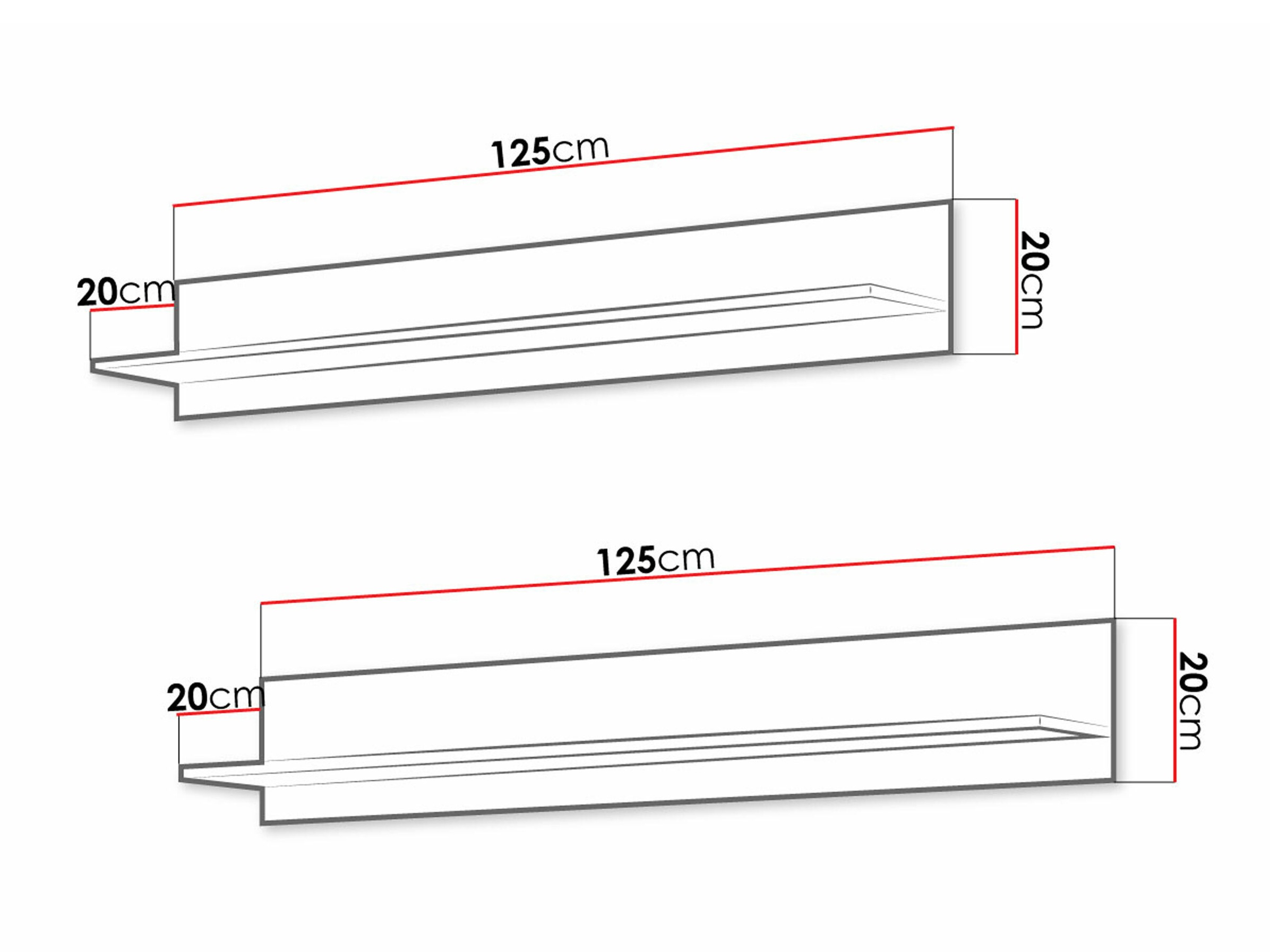 Rippuvate riiulite komplekt Tornola 104 (Must)