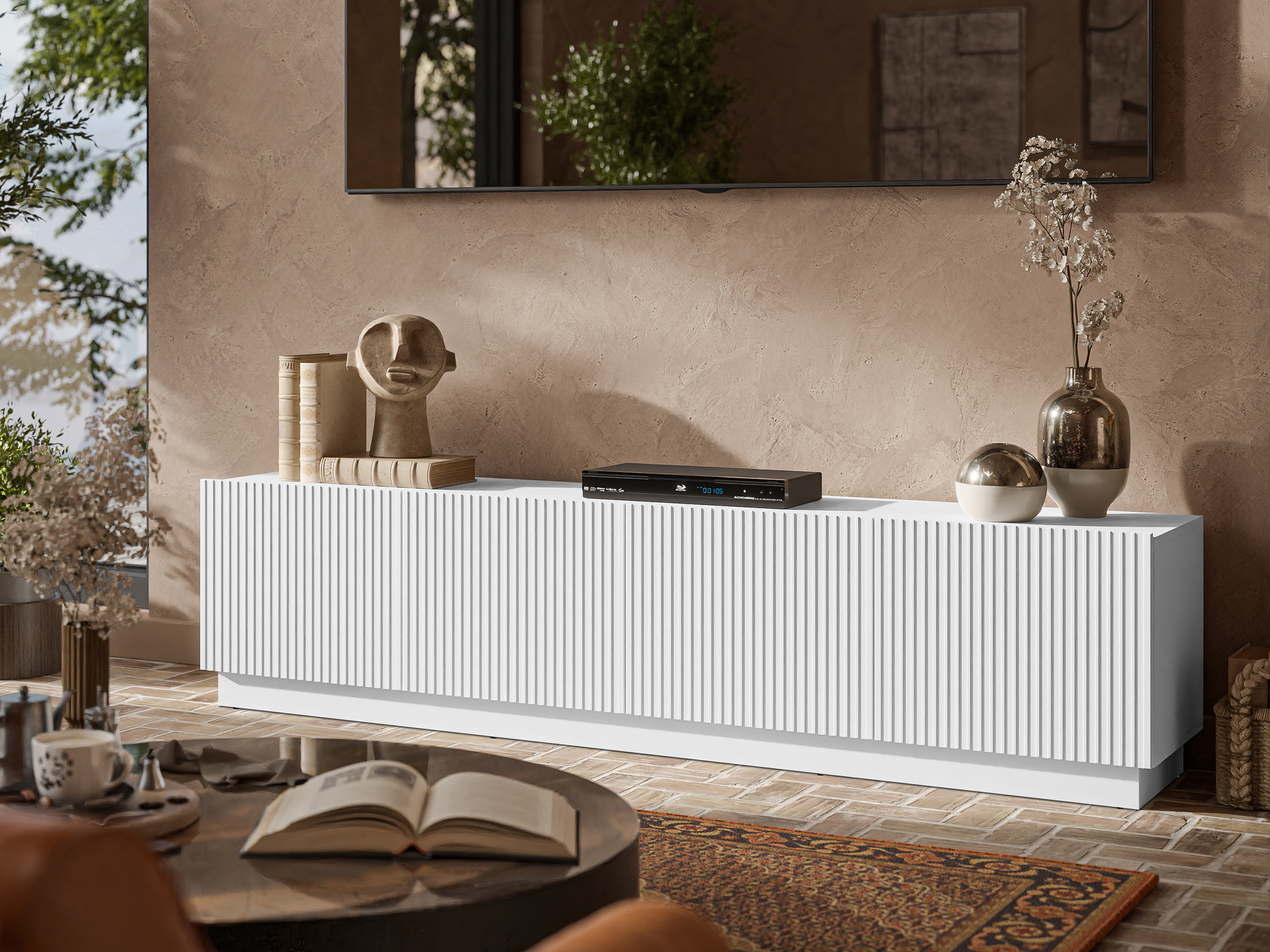 TV-alus Lusonu 104 (Valge)