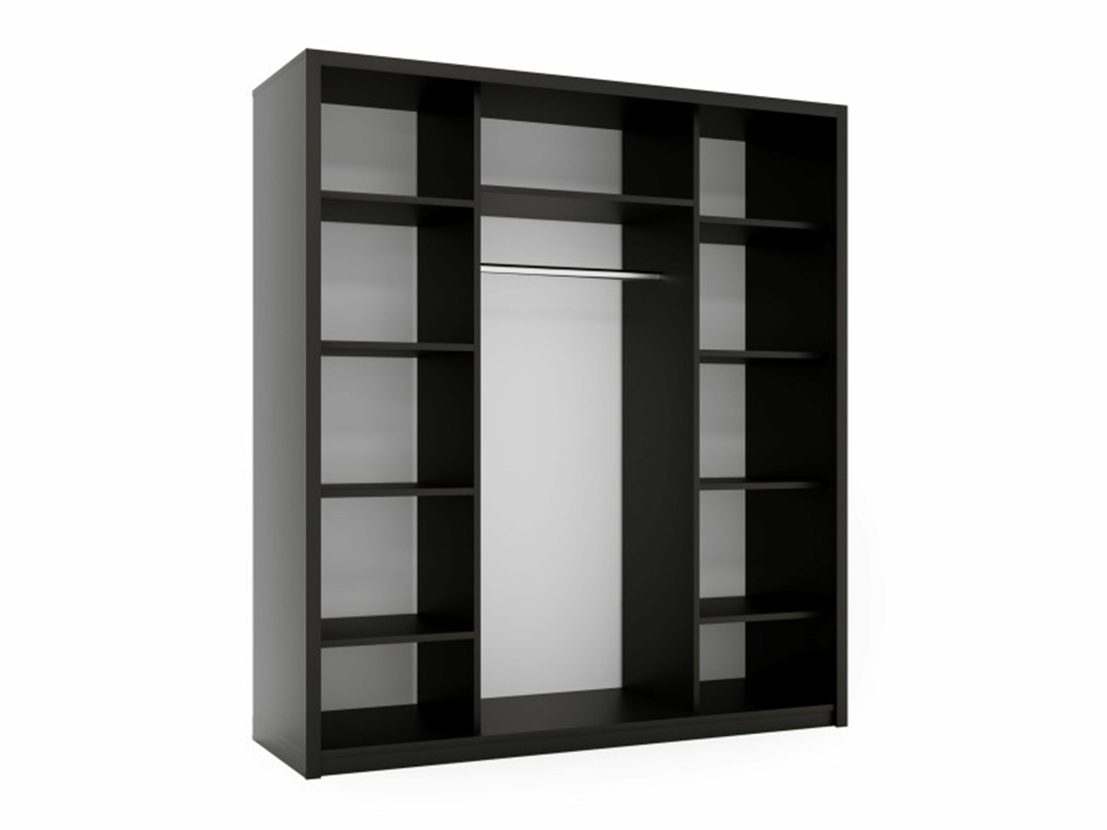 Riidekapp Murrieta 192 (Must + Kollane)