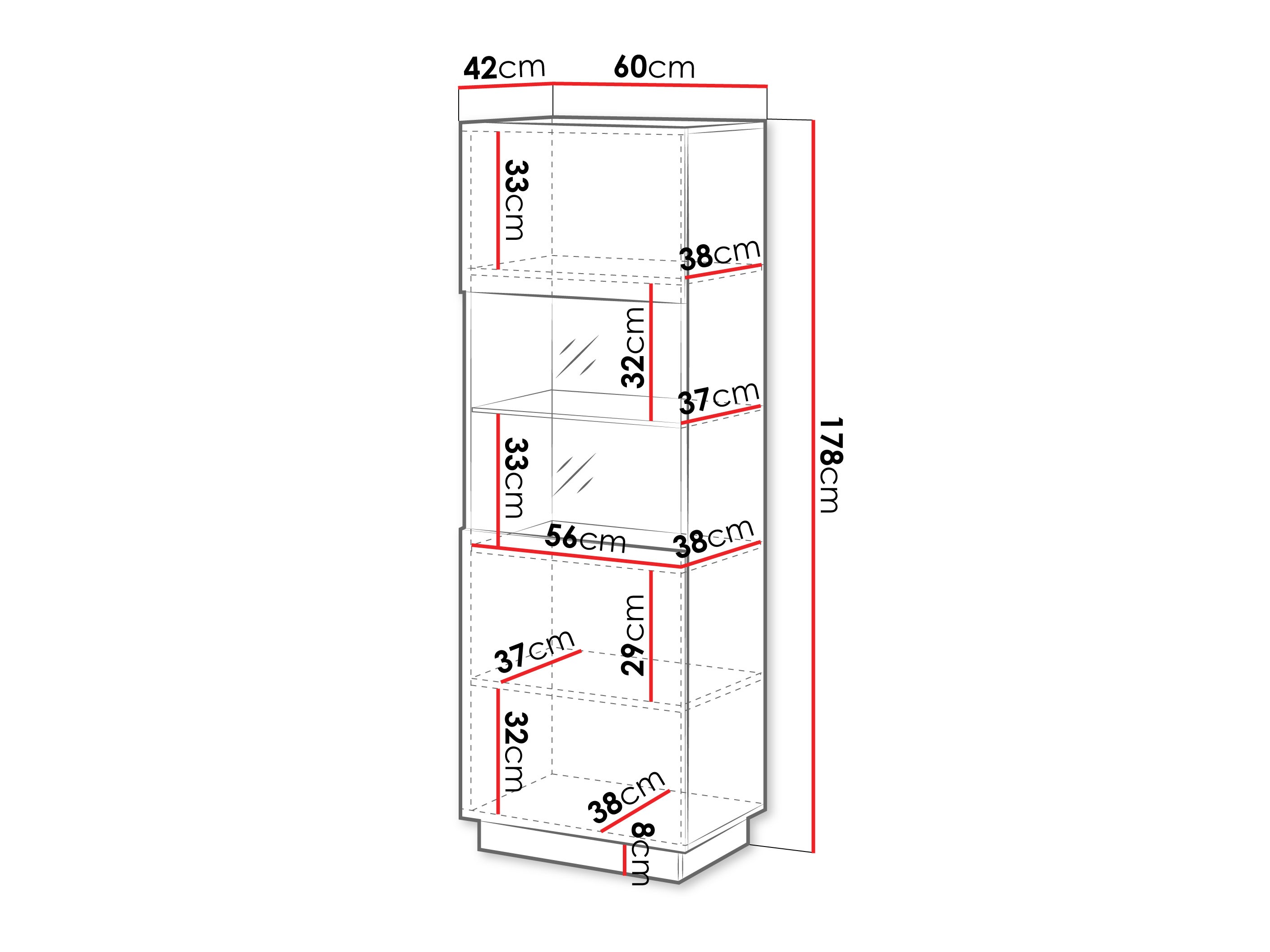 Riiul Lingua I (Valge)