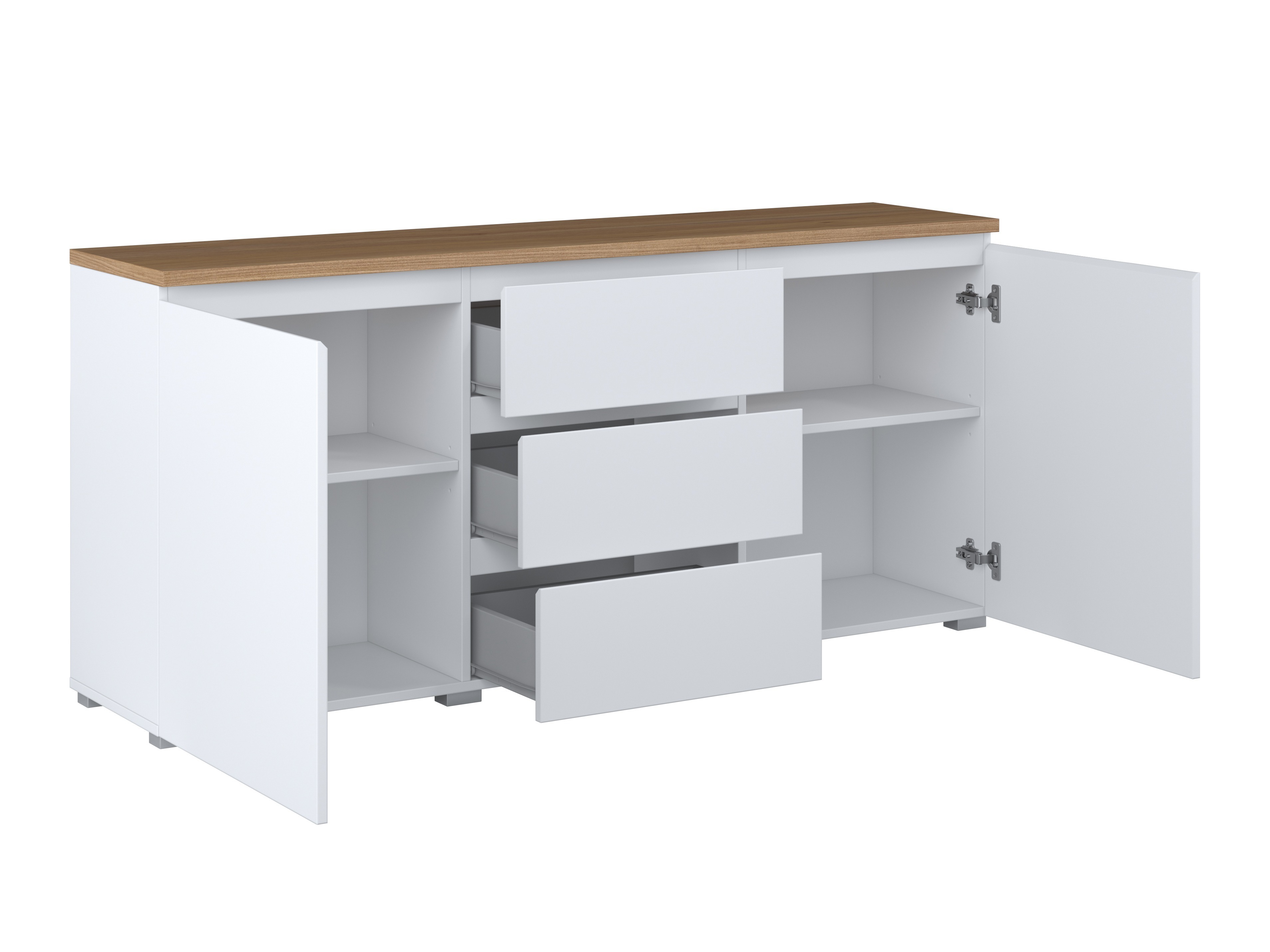 Kummut Baletu 106 (Valge + Tamm)