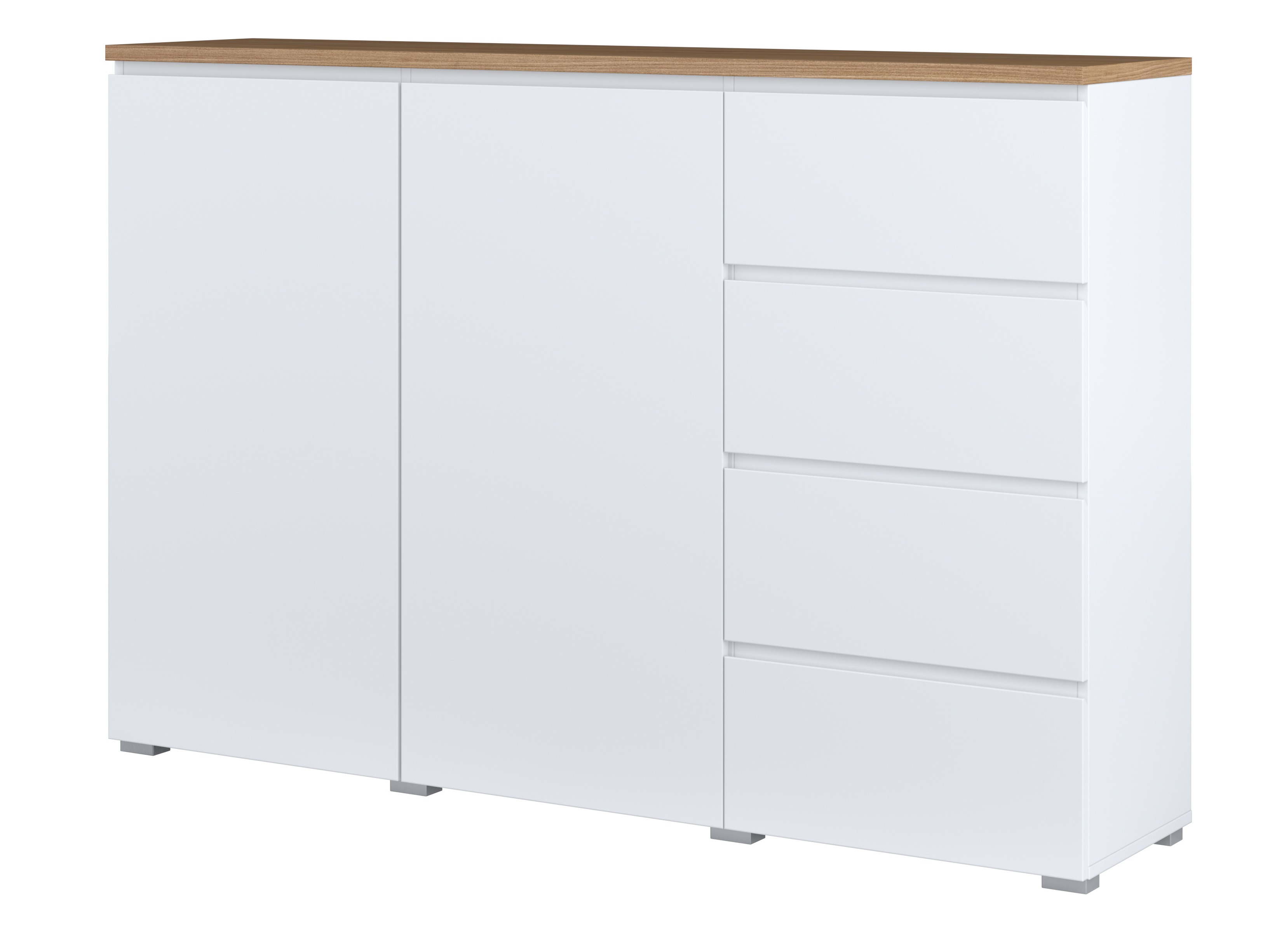 Kummut Baletu 109 (Valge + Tamm)