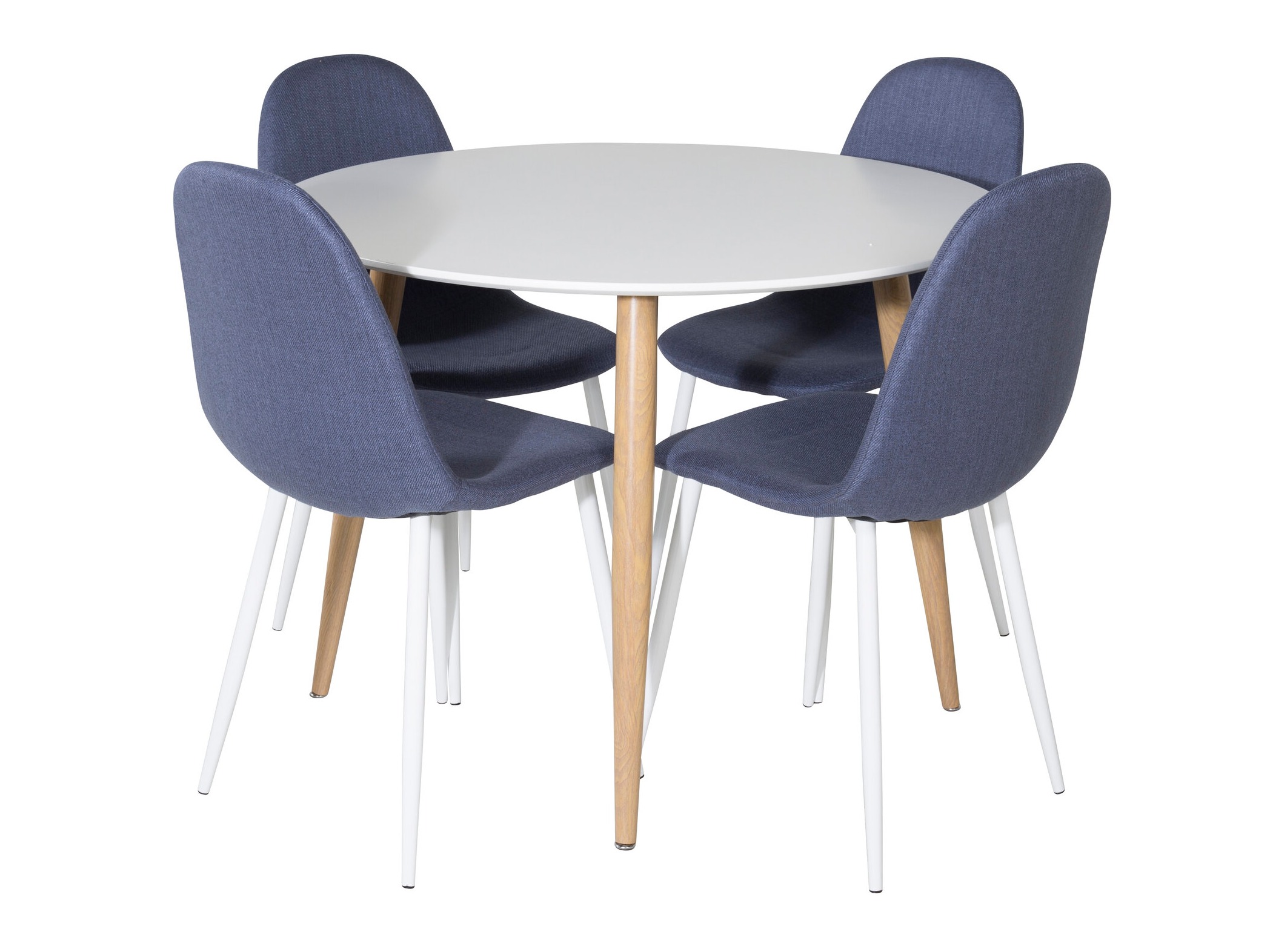 Söögitoakomplekt Dallas 291 (Sinine + Valge)