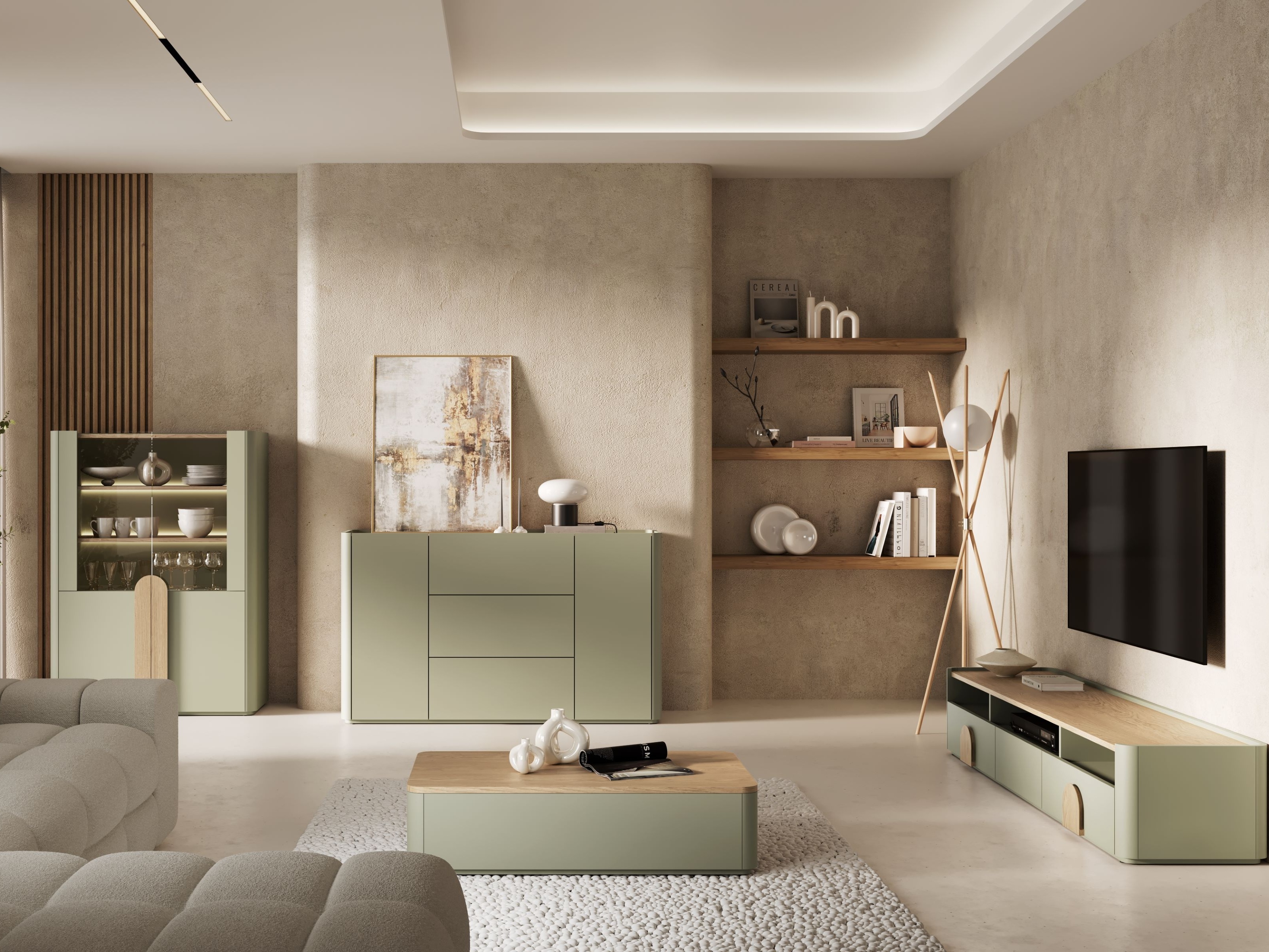 TV-alus Camavio 104 (Tolmune roheline + Tamm)