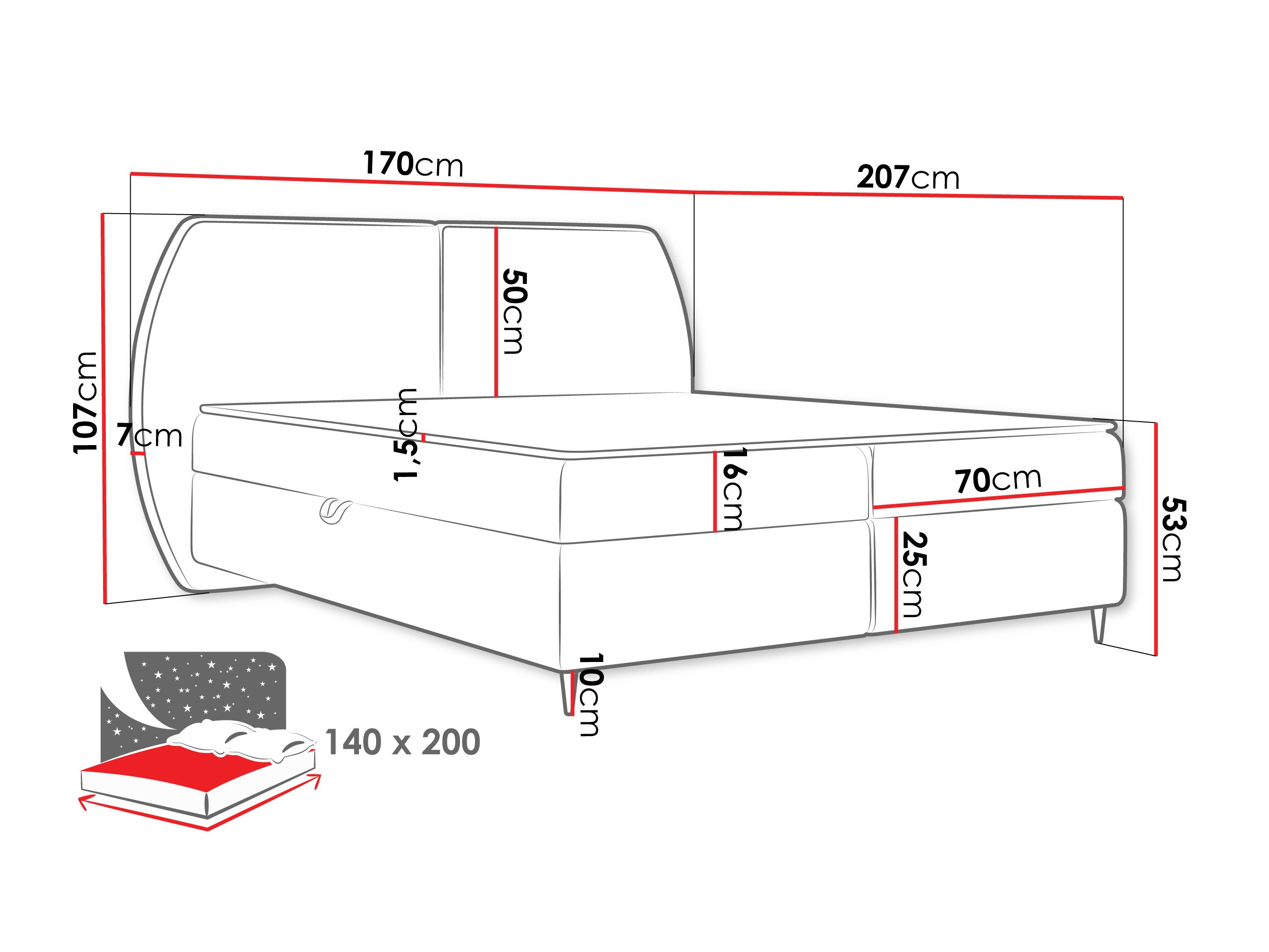 Kontinentaalvoodi Stonecrest 110 (Wave 01)