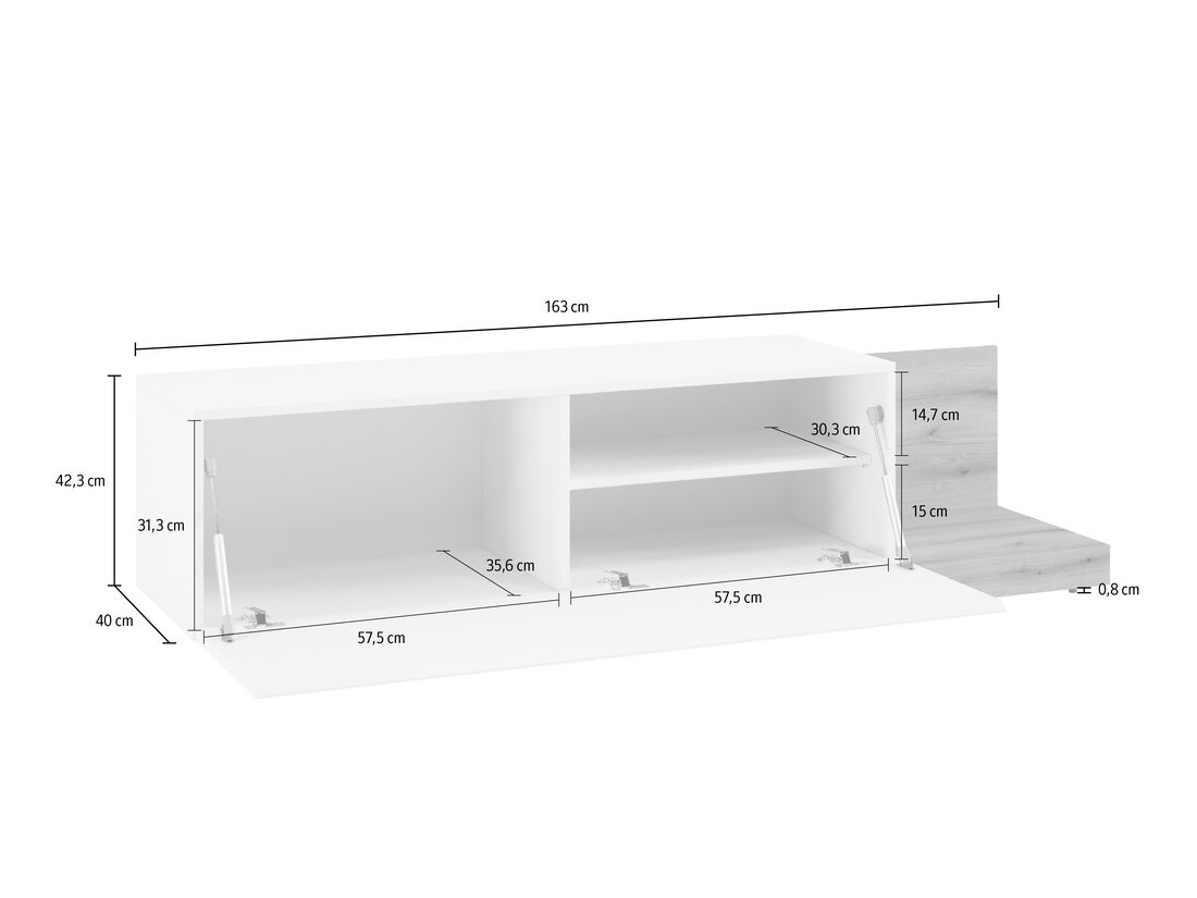 TV-alus Ontario 244 (Valge)