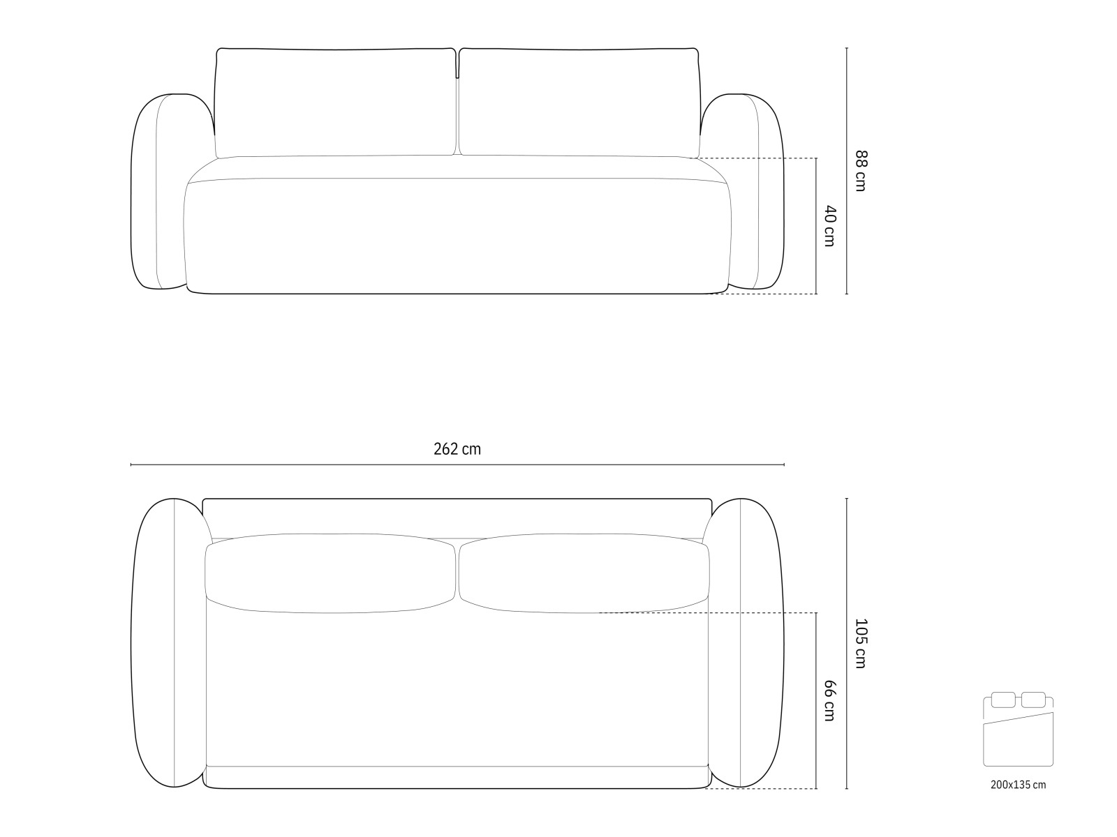Diivanvoodi Franklin 206 (Magic Velvet 2240)