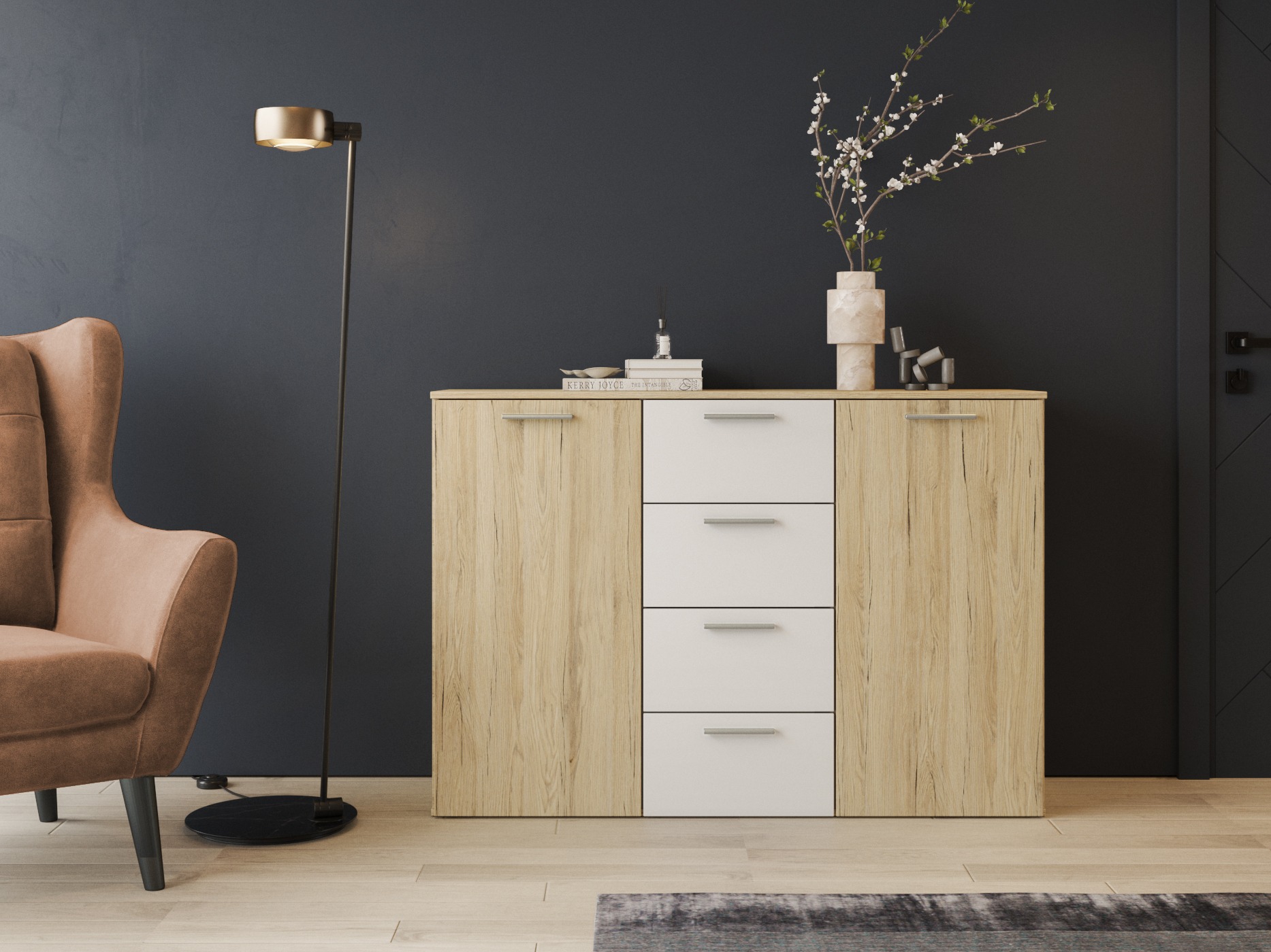 Kummut Melvele 101 (San remo tamm + Valge)