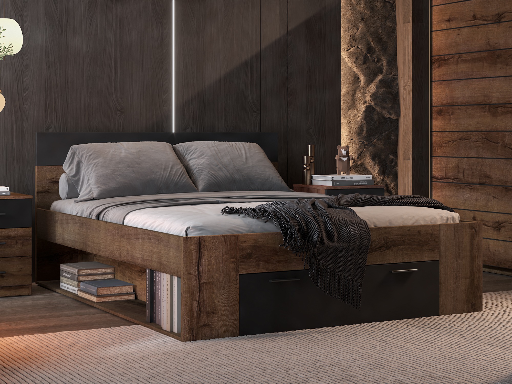 Voodi Melvele 108 (Monastery tamm + Must)