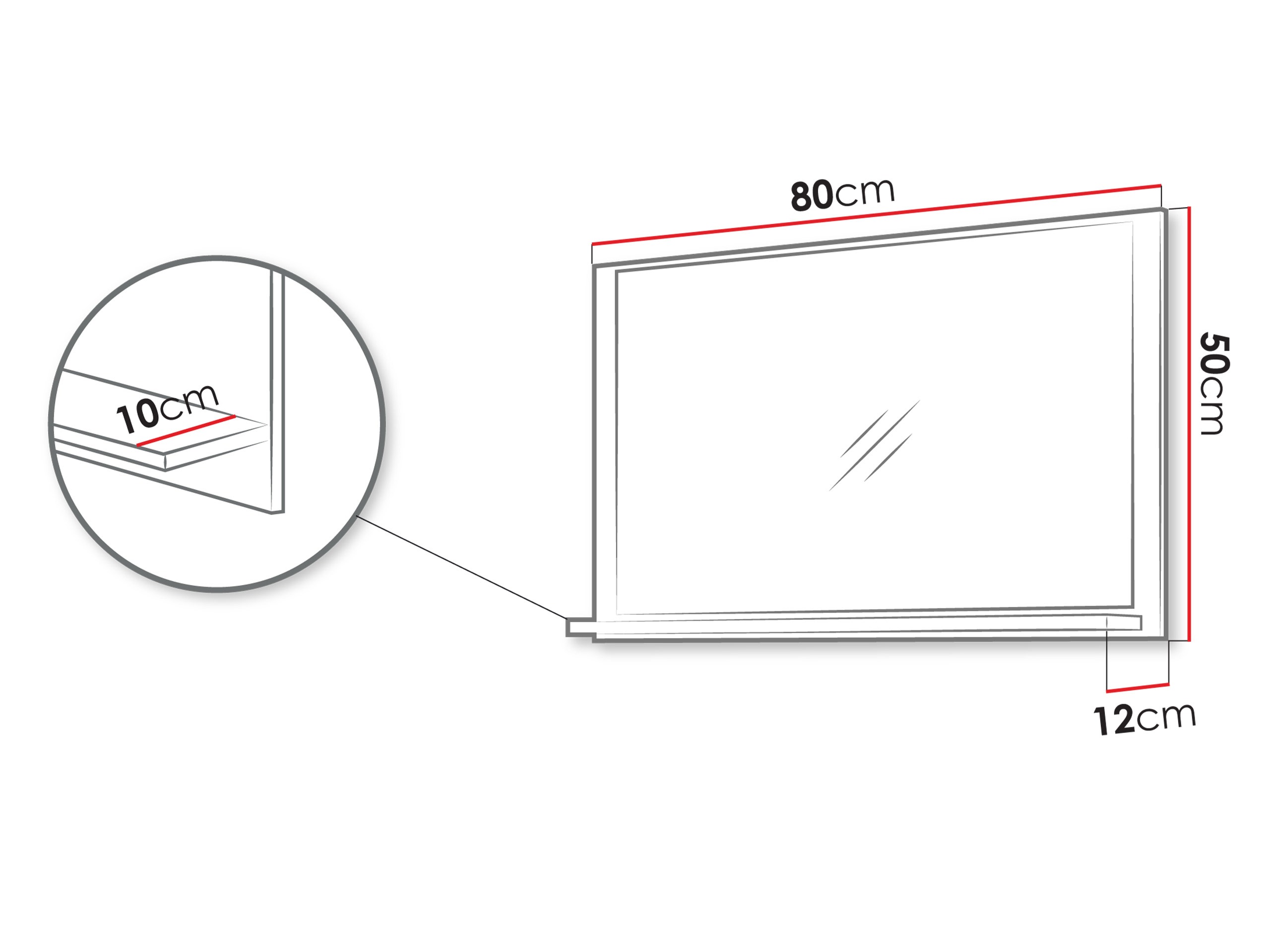 Vannitoa peegel Sodalis (Kašmiir)