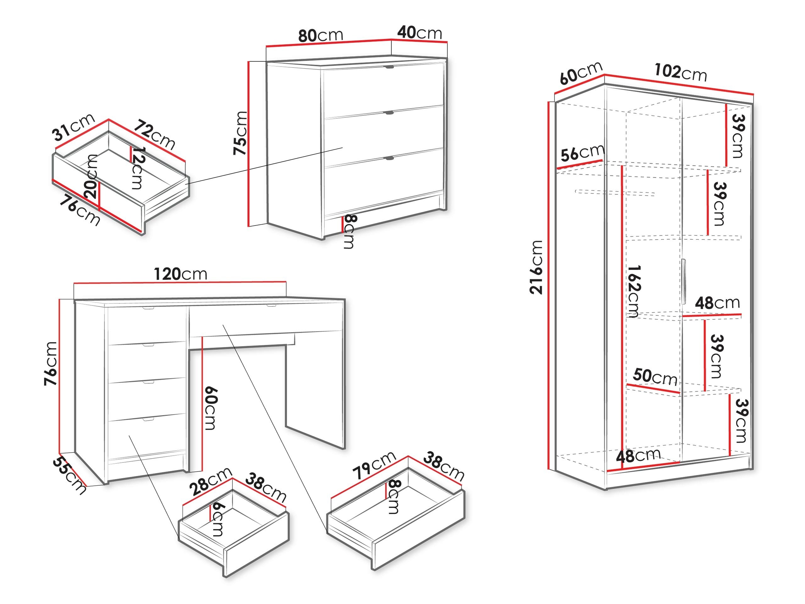 Kodukontori komplekt Comfivo Papilio IV (Beež)