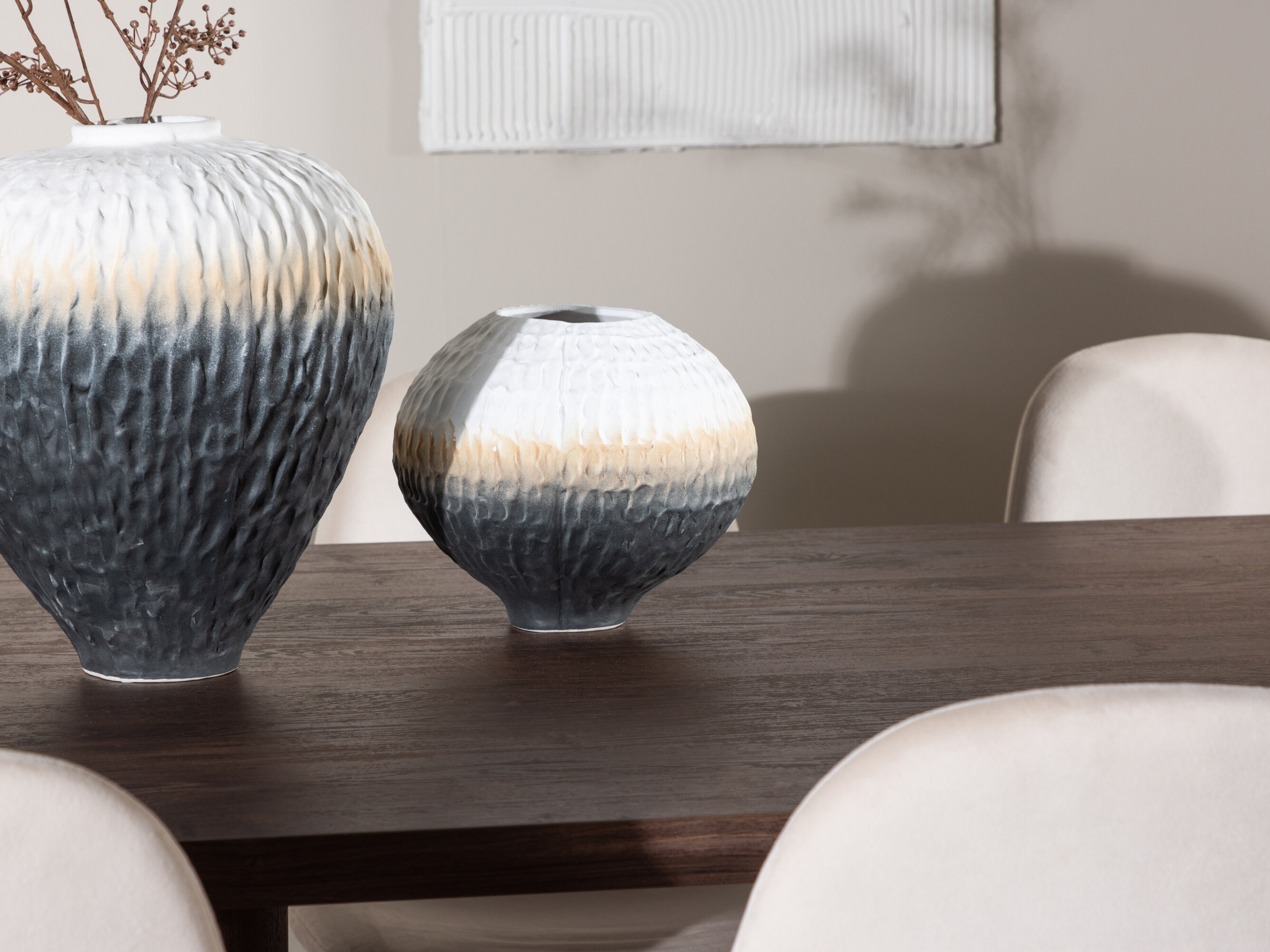 Söögitoakomplekt Dallas 4959 (Beež + Must)