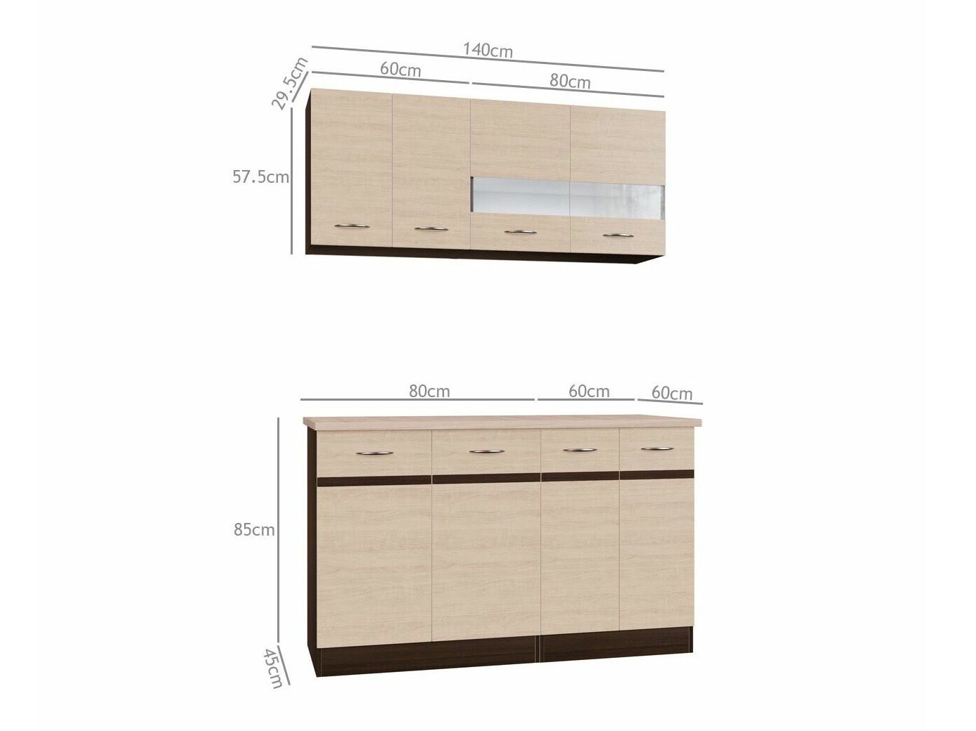 Moodul köögikomplekt Eli Light 117