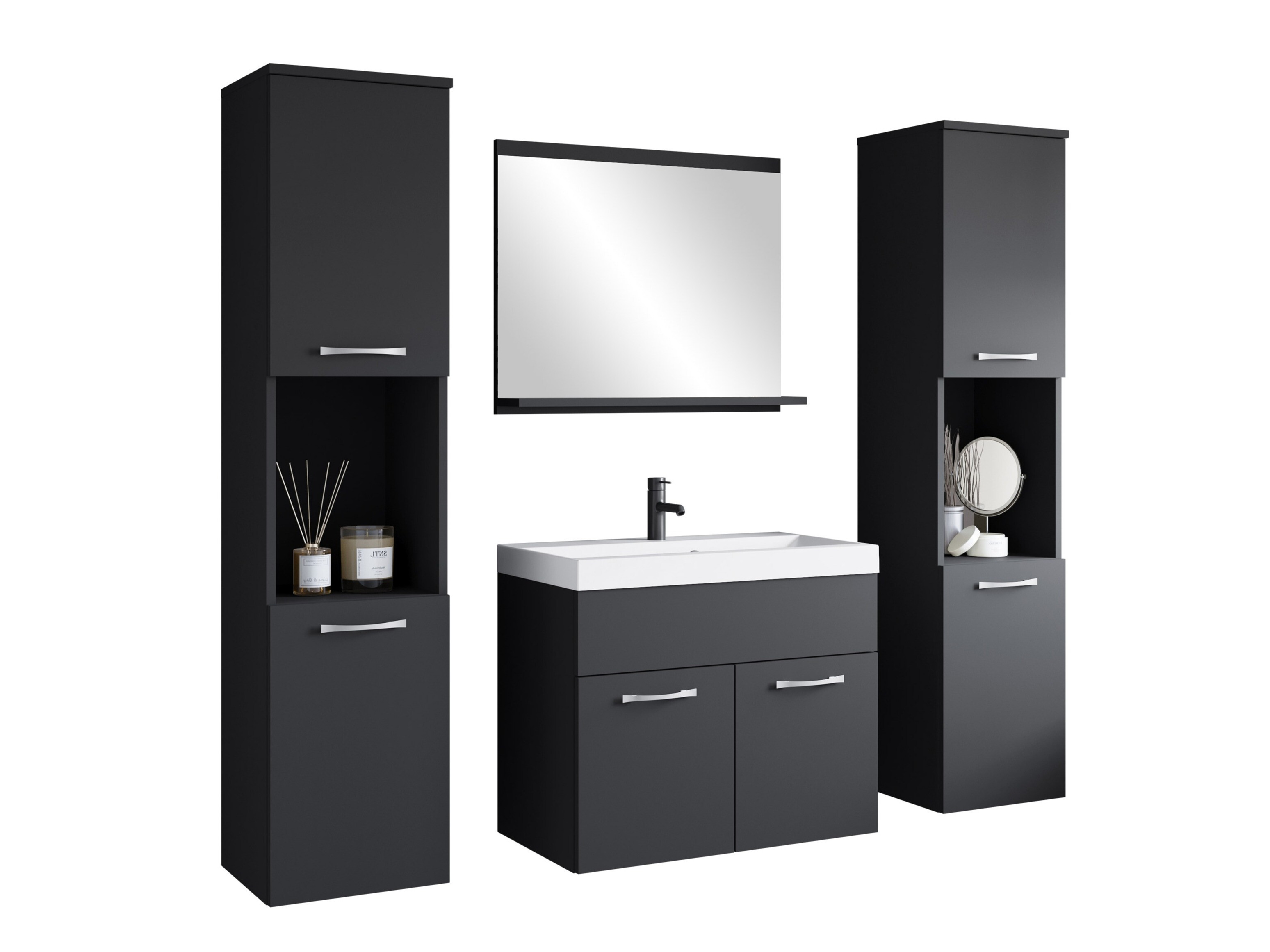 Vannitoakomplekt Sarasota 123 (Grafiit)