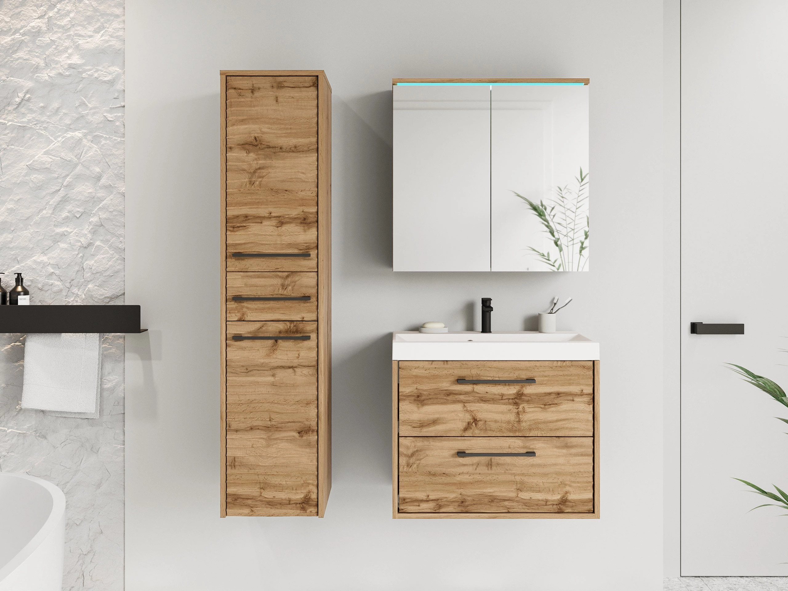 Vannitoakomplekt Sarasota 173 (Wotani tamm)