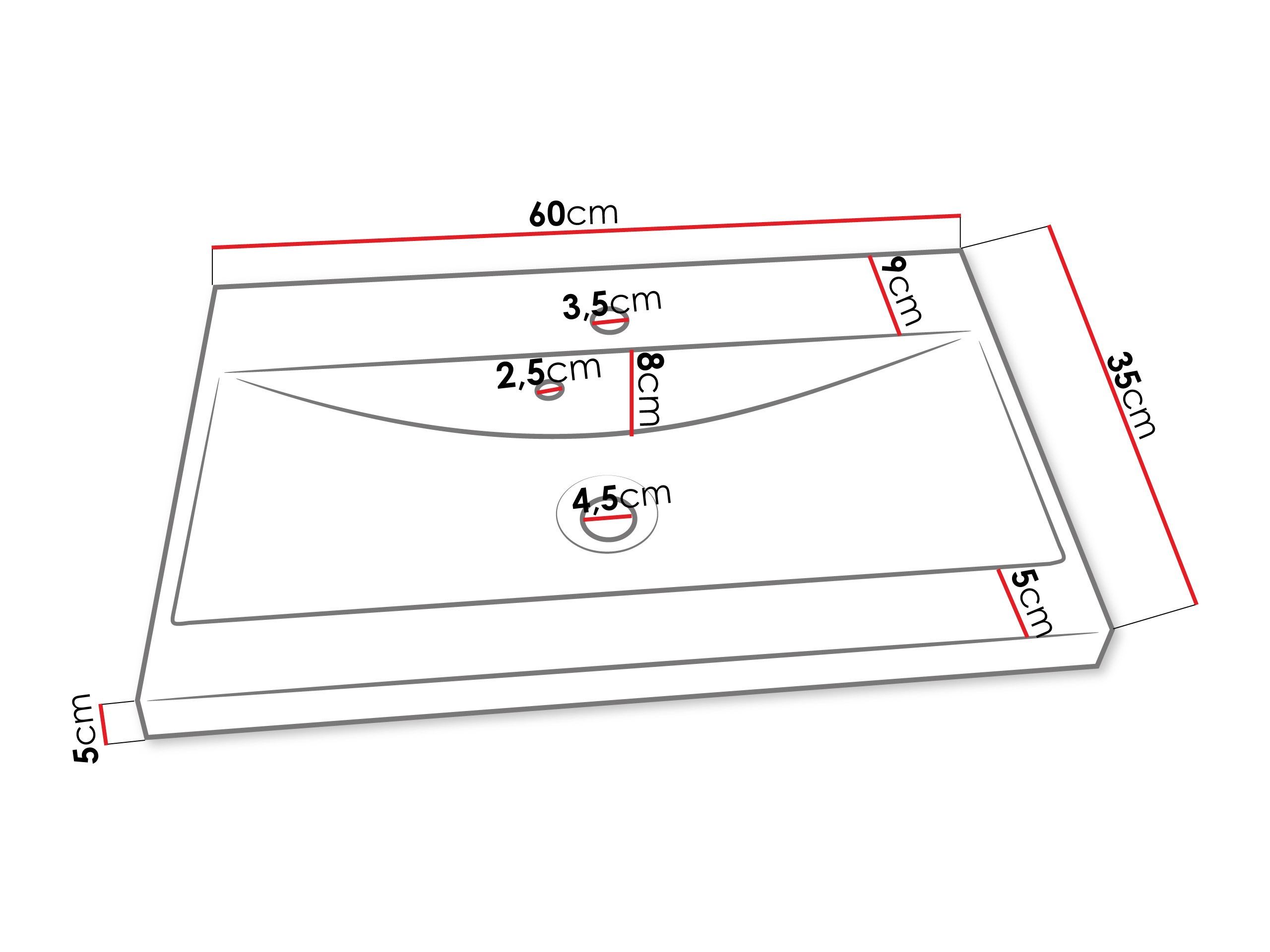 Vannitoakomplekt Sarasota 173 (Wotani tamm)