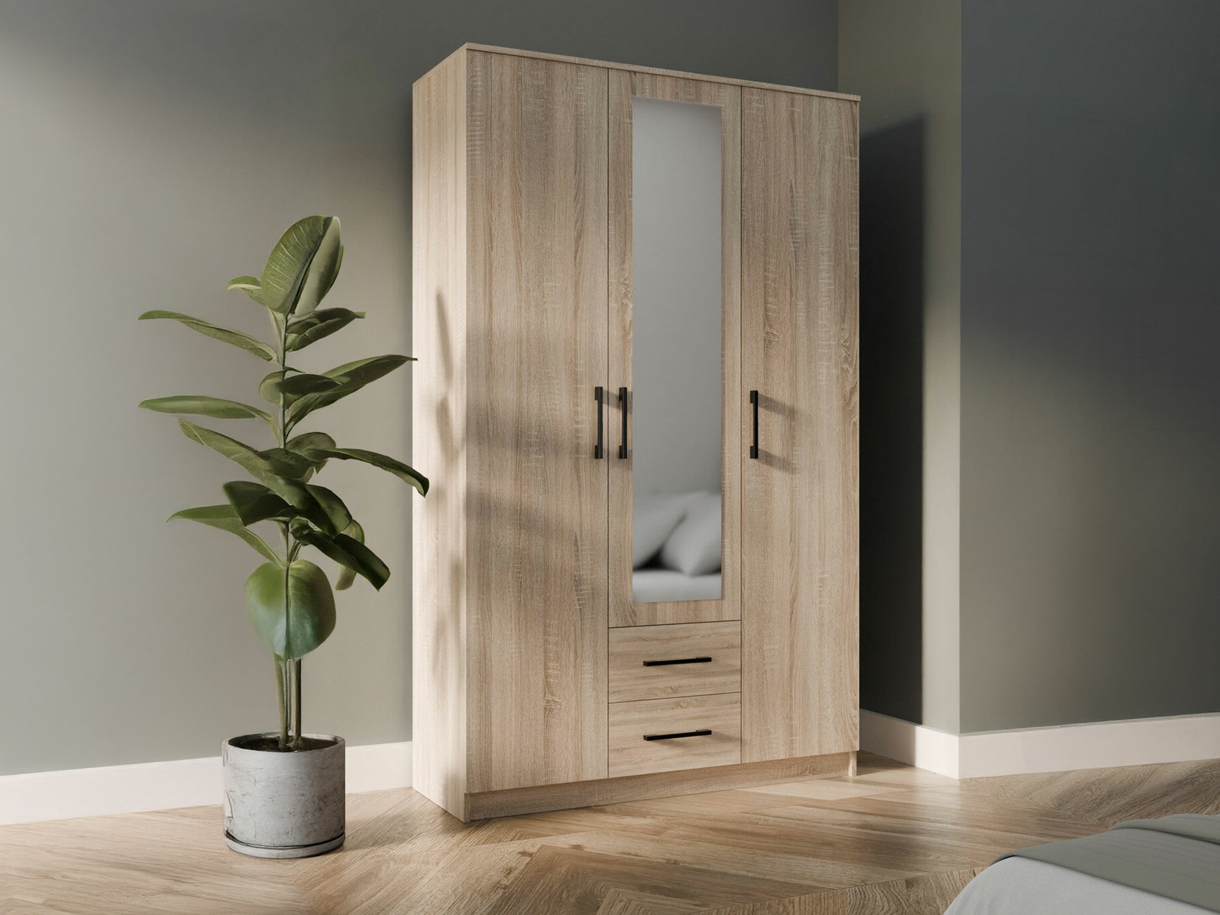 Riidekapp Mandeville 116 (Sonoma tamm)