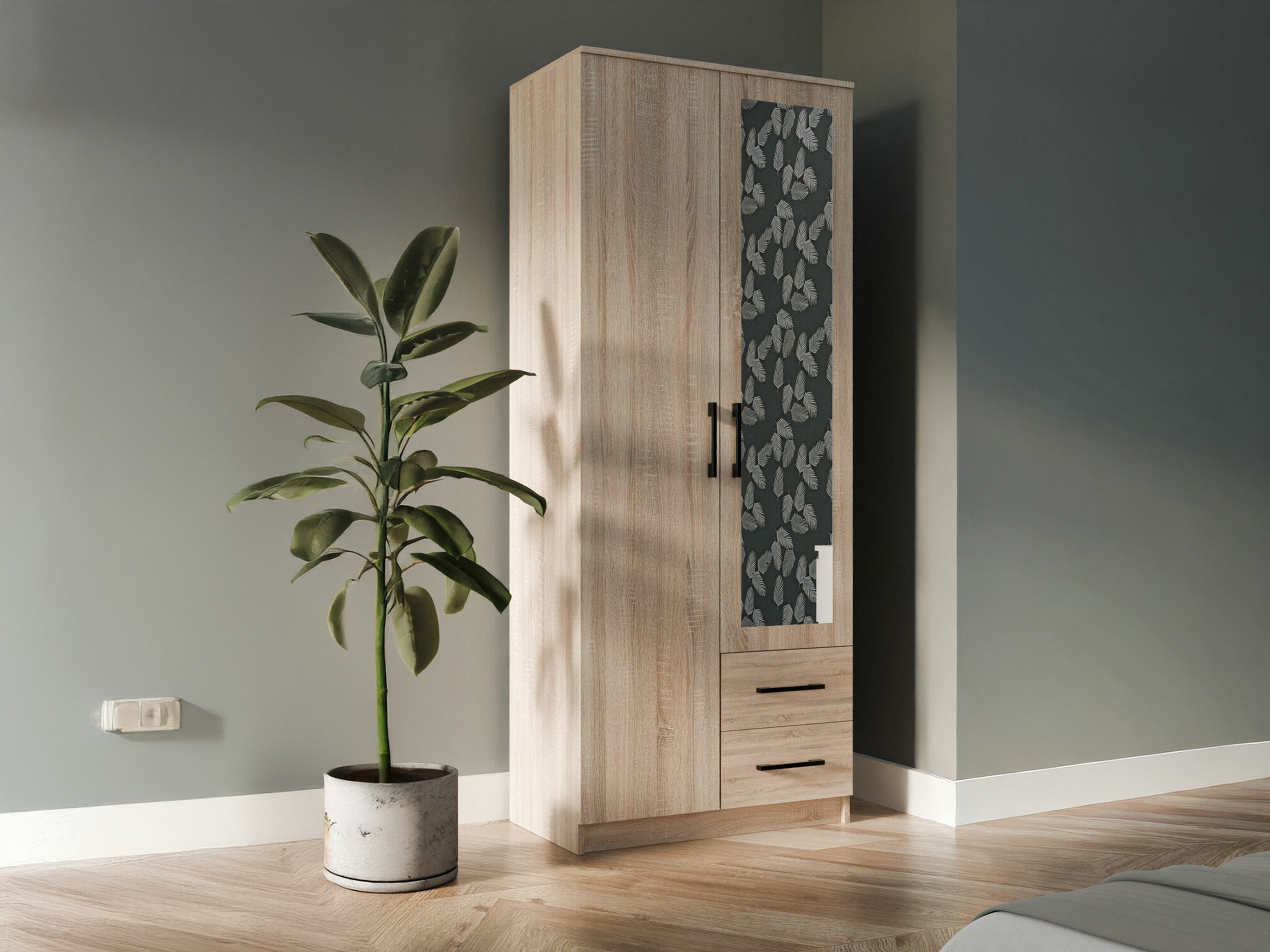 Riidekapp Mandeville 247 (Sonoma tamm)