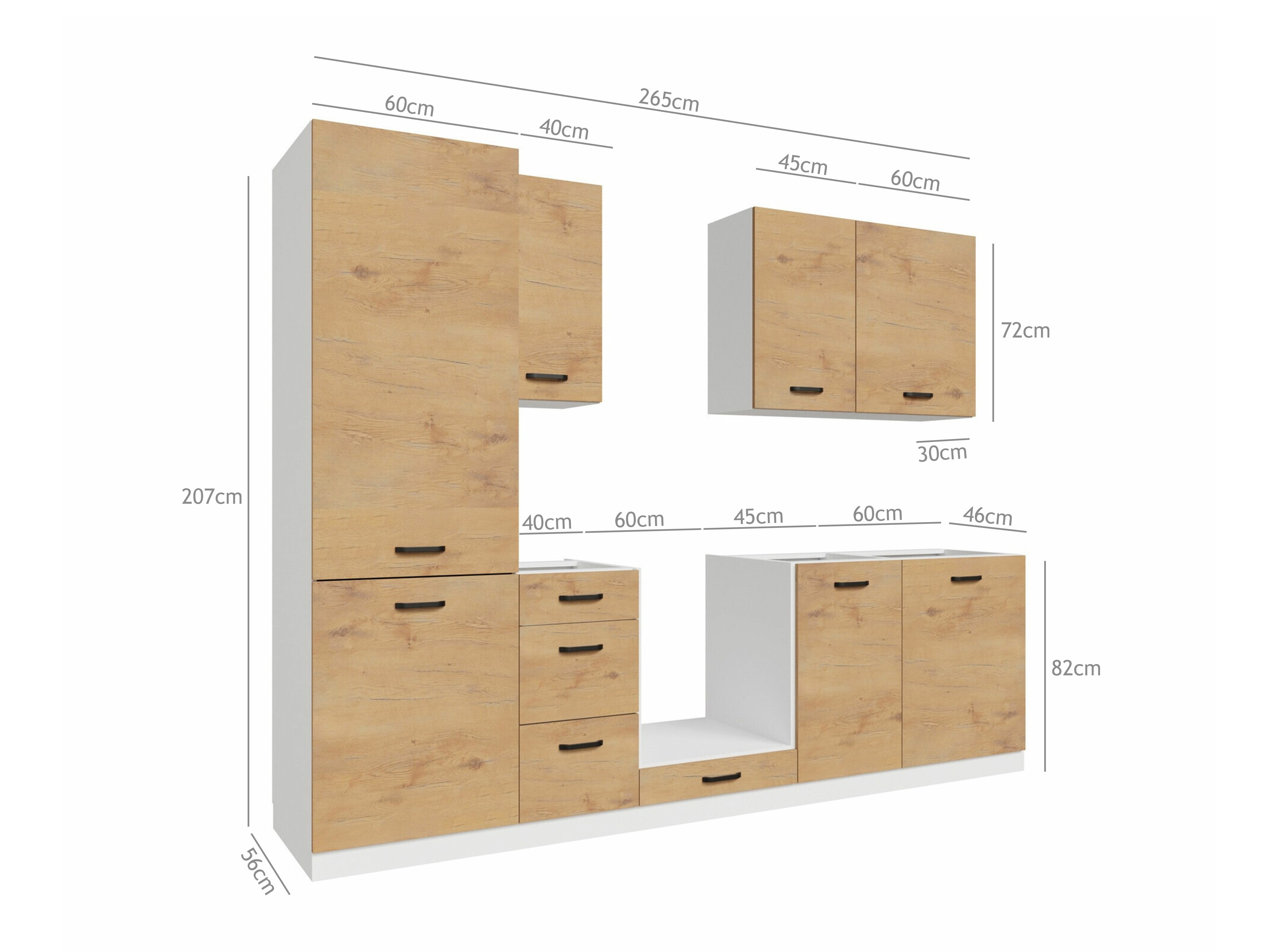 Moodul köögikomplekt Amper Lancelot 169