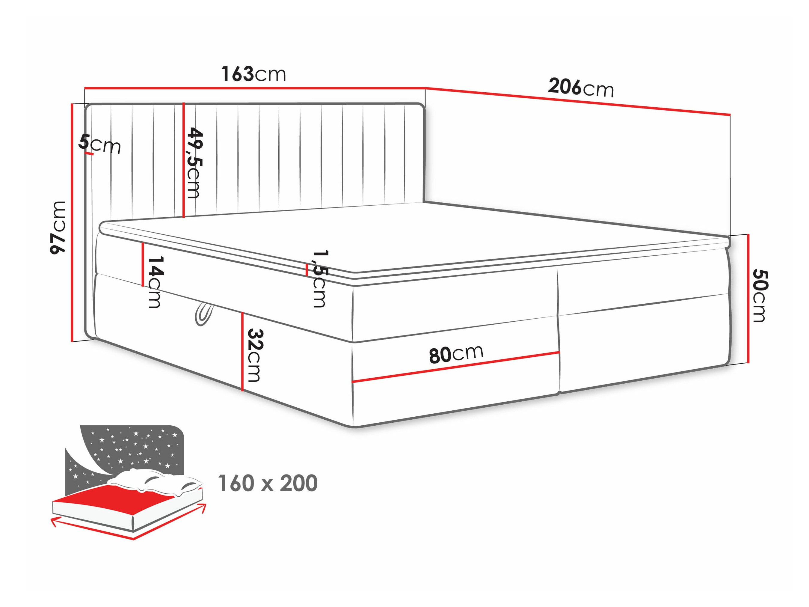 Kontinentaalvoodi Comfivo Apis I (Manila 02)
