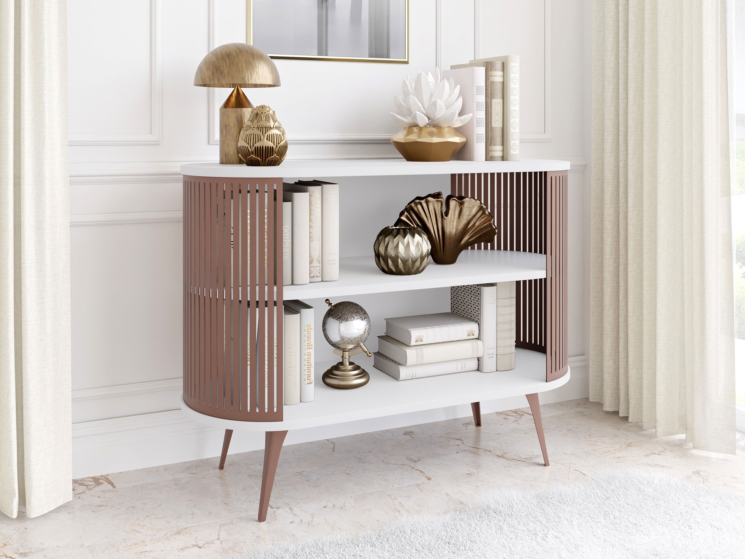 Riiul Vitum I (Roosikarva + Valge)