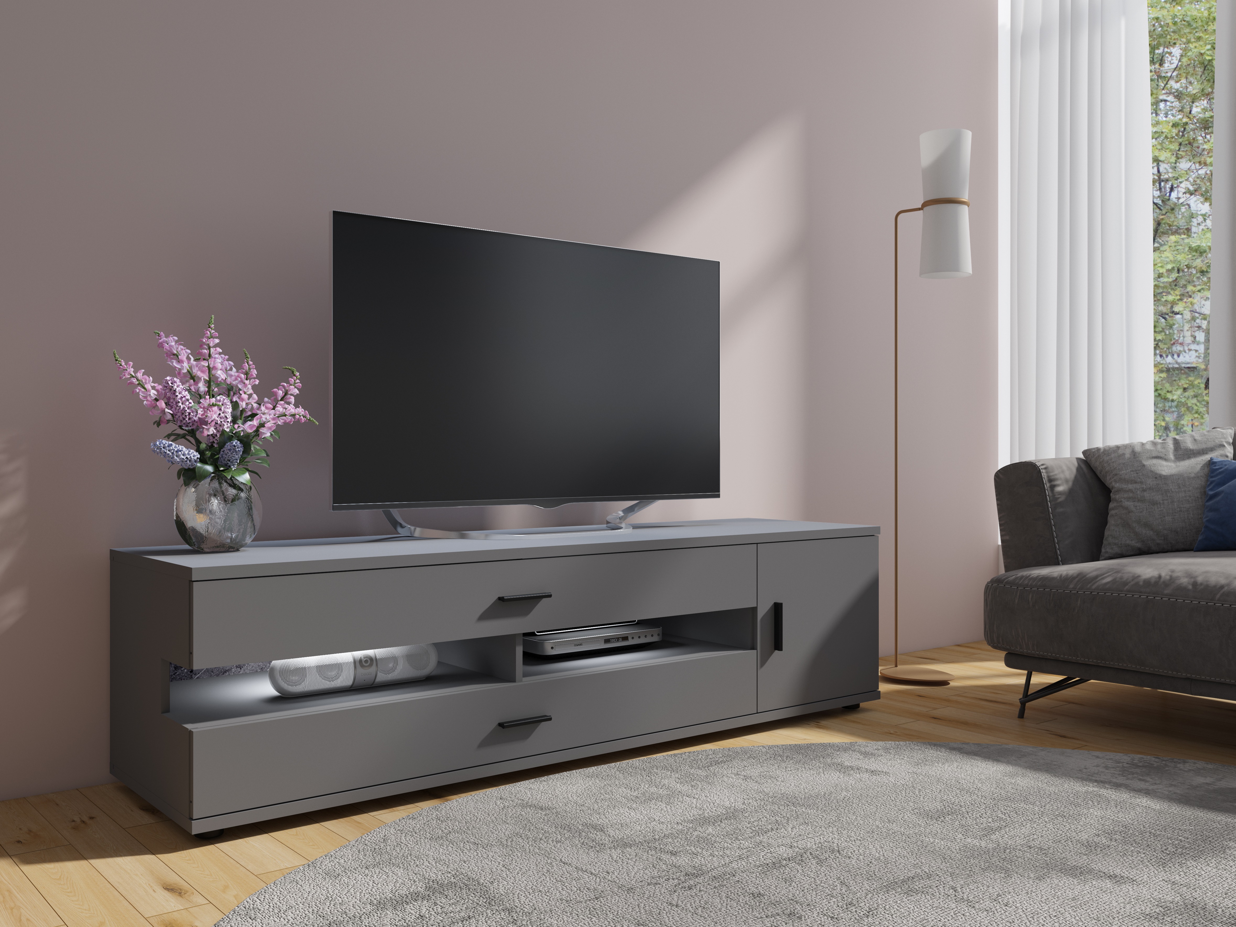 TV-alus Ontario 171 (Grafiit)