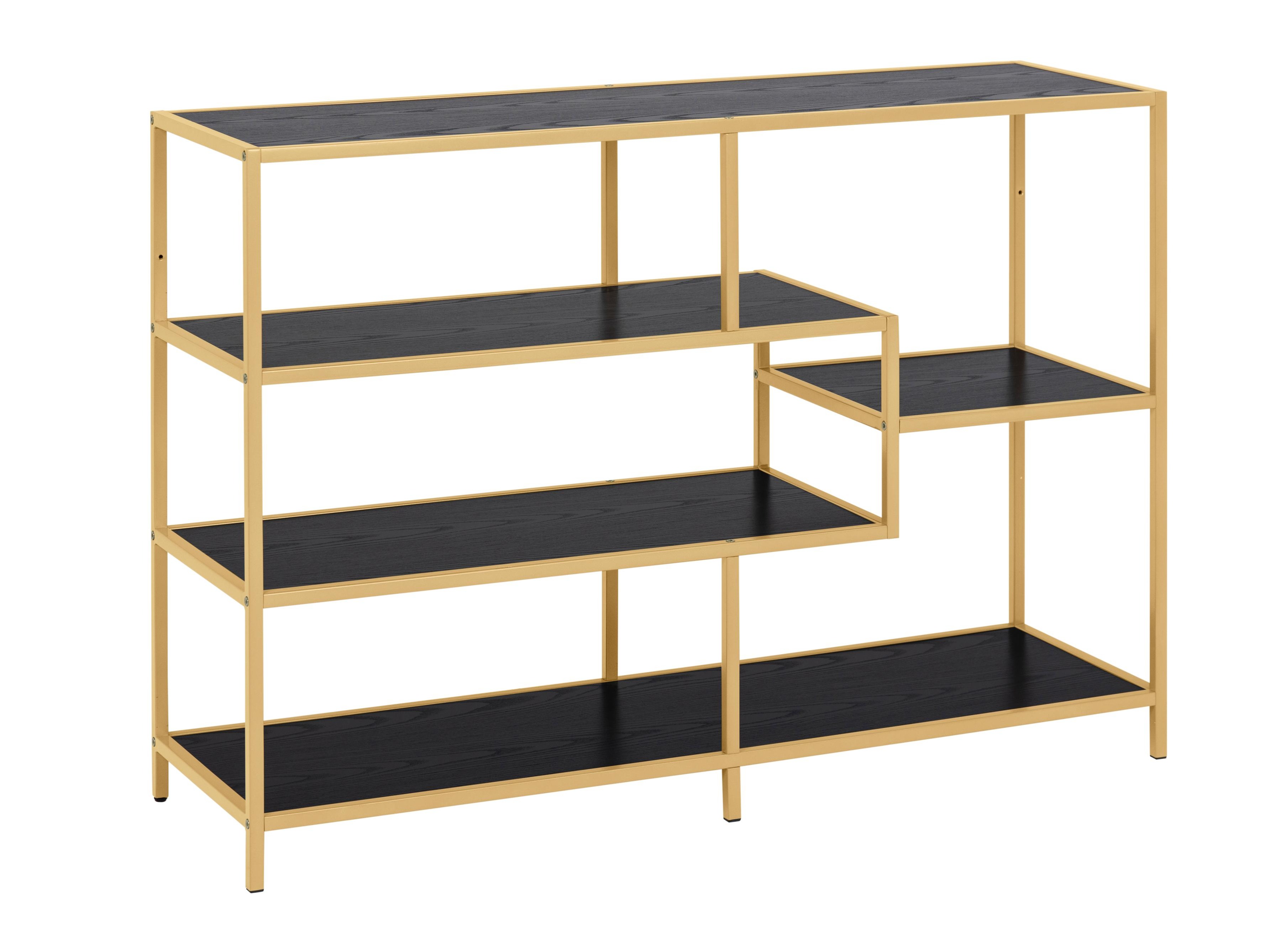 Riiul Norsica Sevferi 102 (Must tuhk + Kuldne)