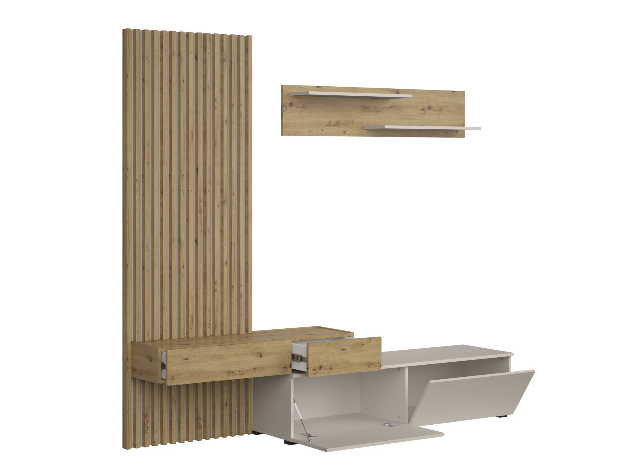 Elutoa komplekt Houston 2086 (Artisan tamm + Kašmiir)