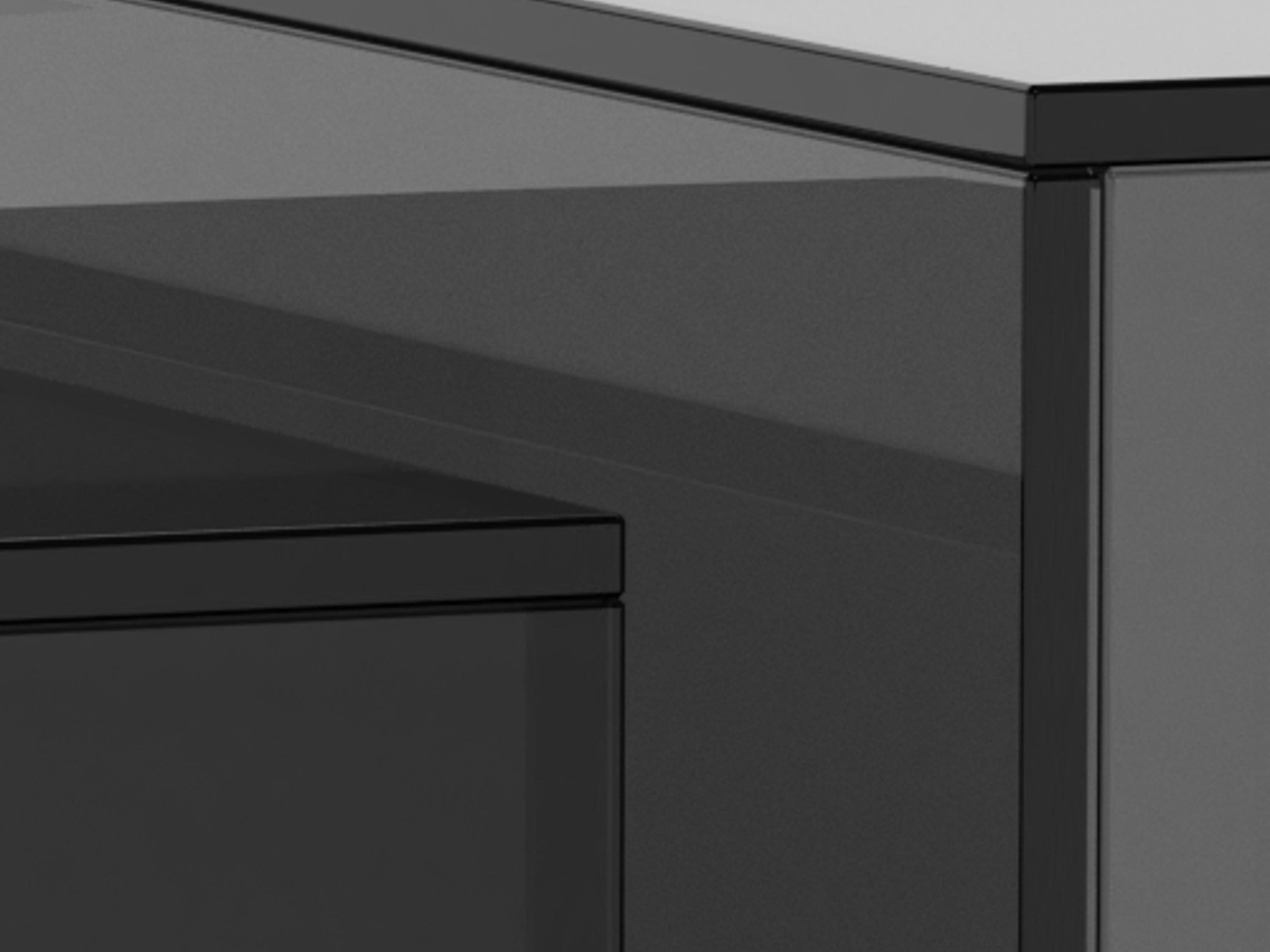 Diivanilaudade komplekt Norsica 1007 (Must)