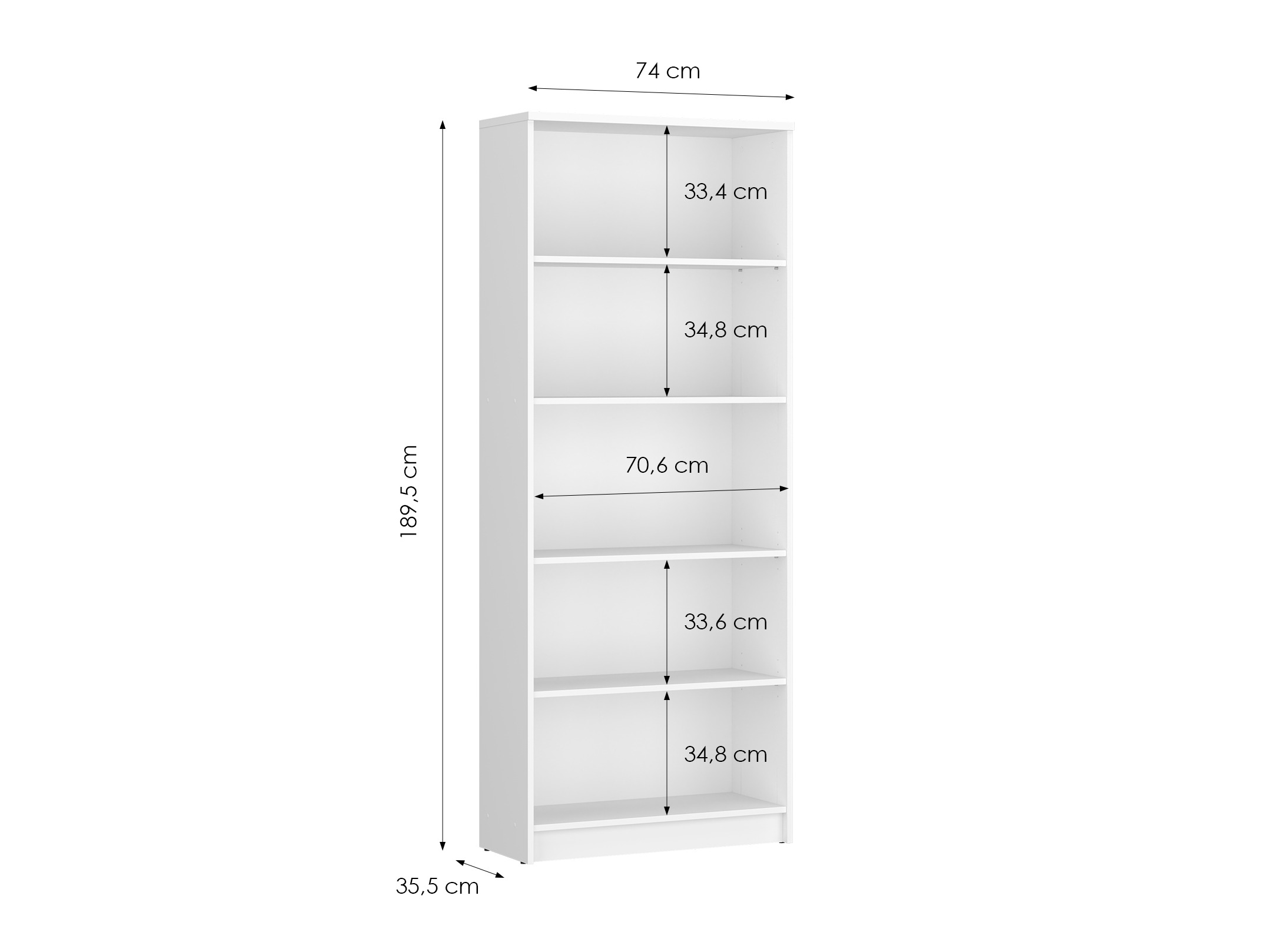 Riiul Ontario 194 (Valge)