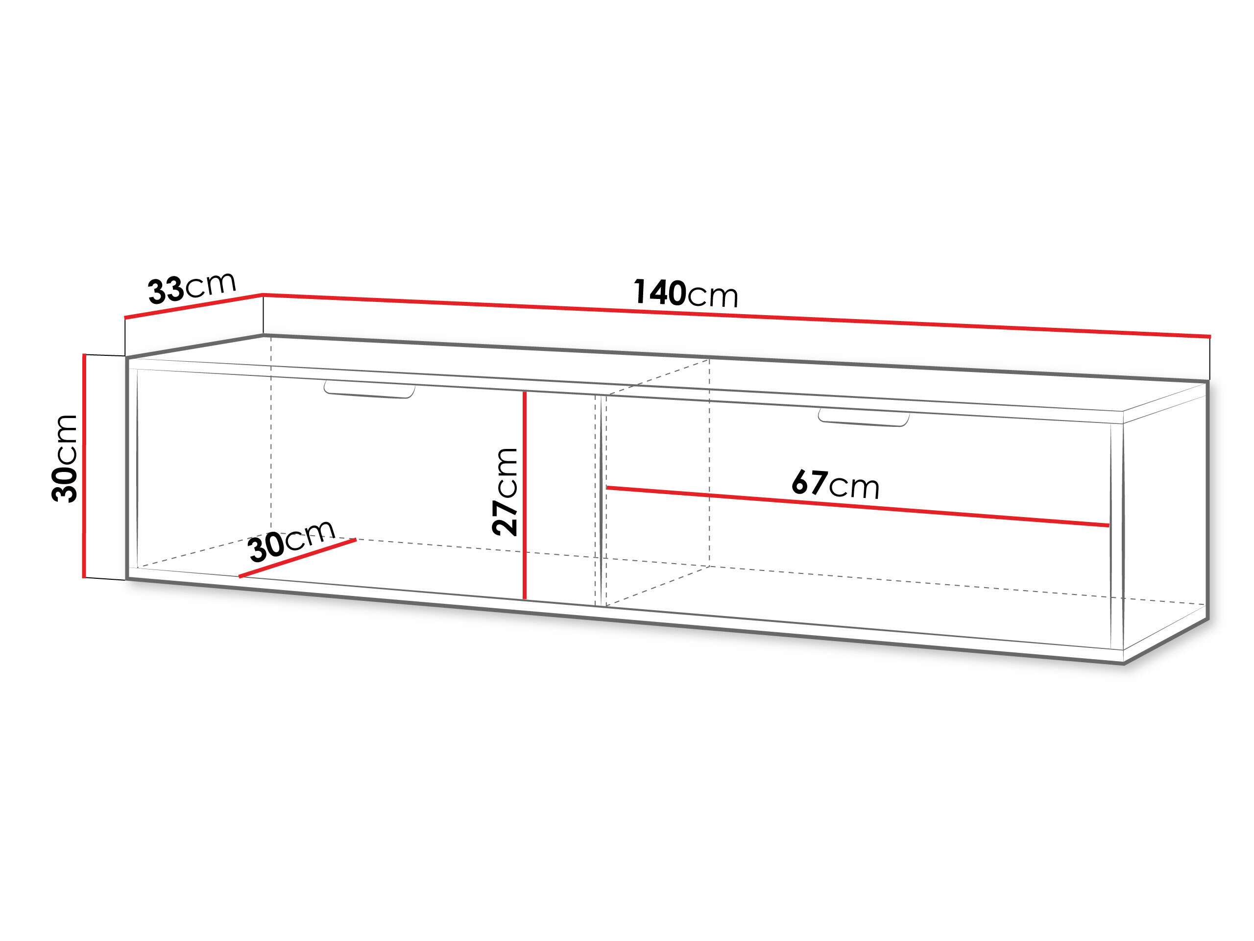 TV-alus Hamilton 100 (Valge)